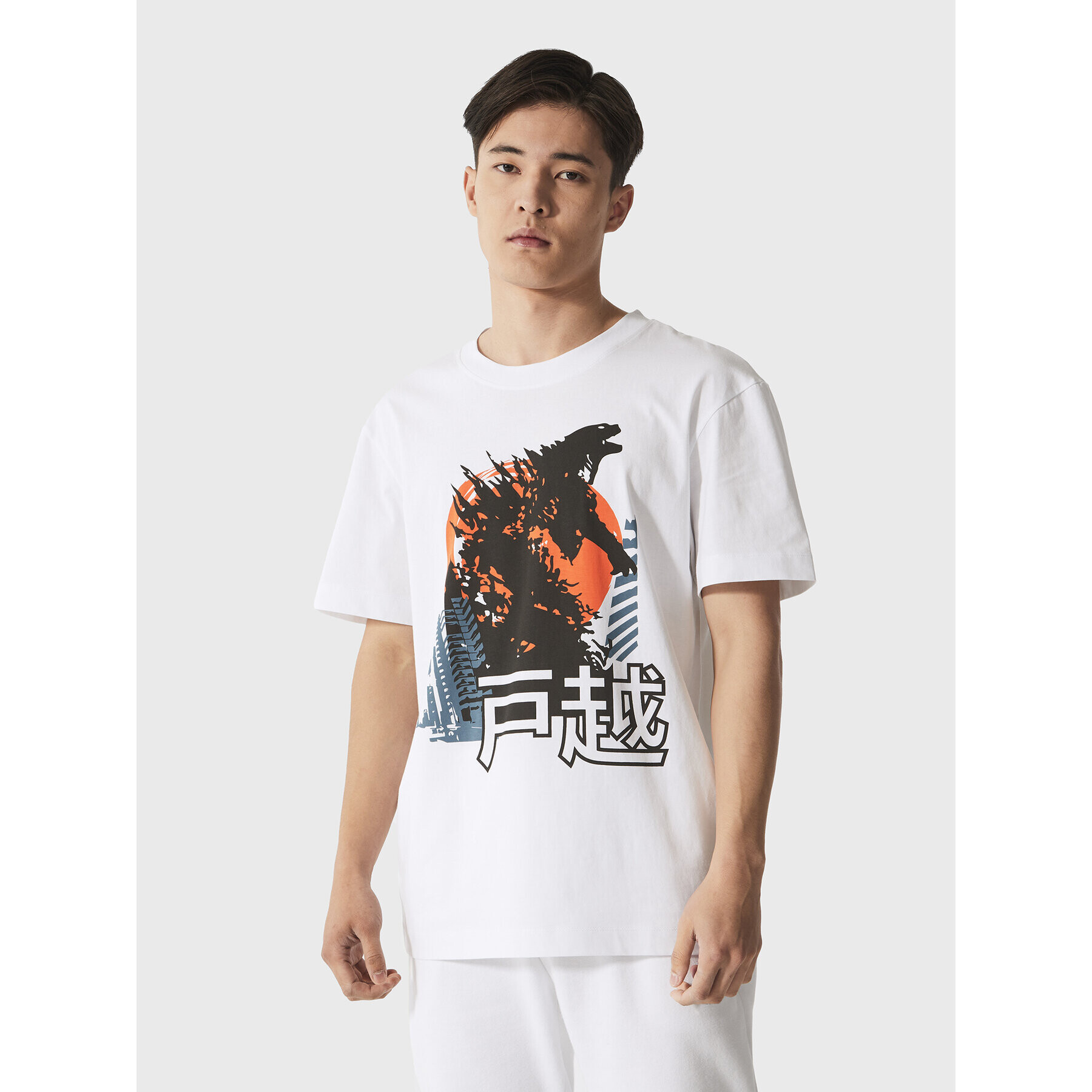 Togoshi T-Shirt TG23-TSM531 Bílá Regular Fit - Pepit.cz