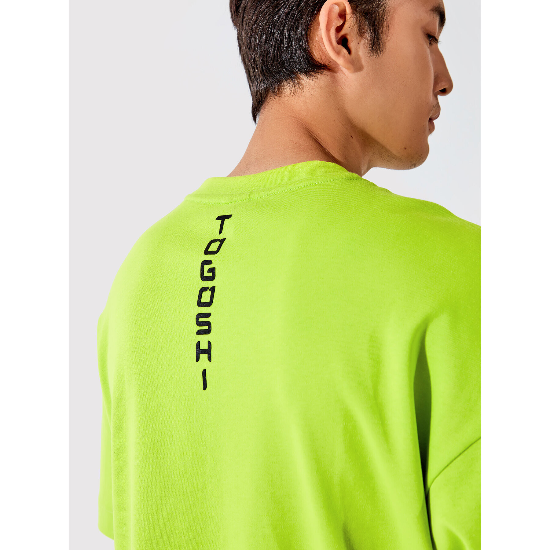 Togoshi T-Shirt Unisex TG22-TSM002 Zelená Oversize - Pepit.cz