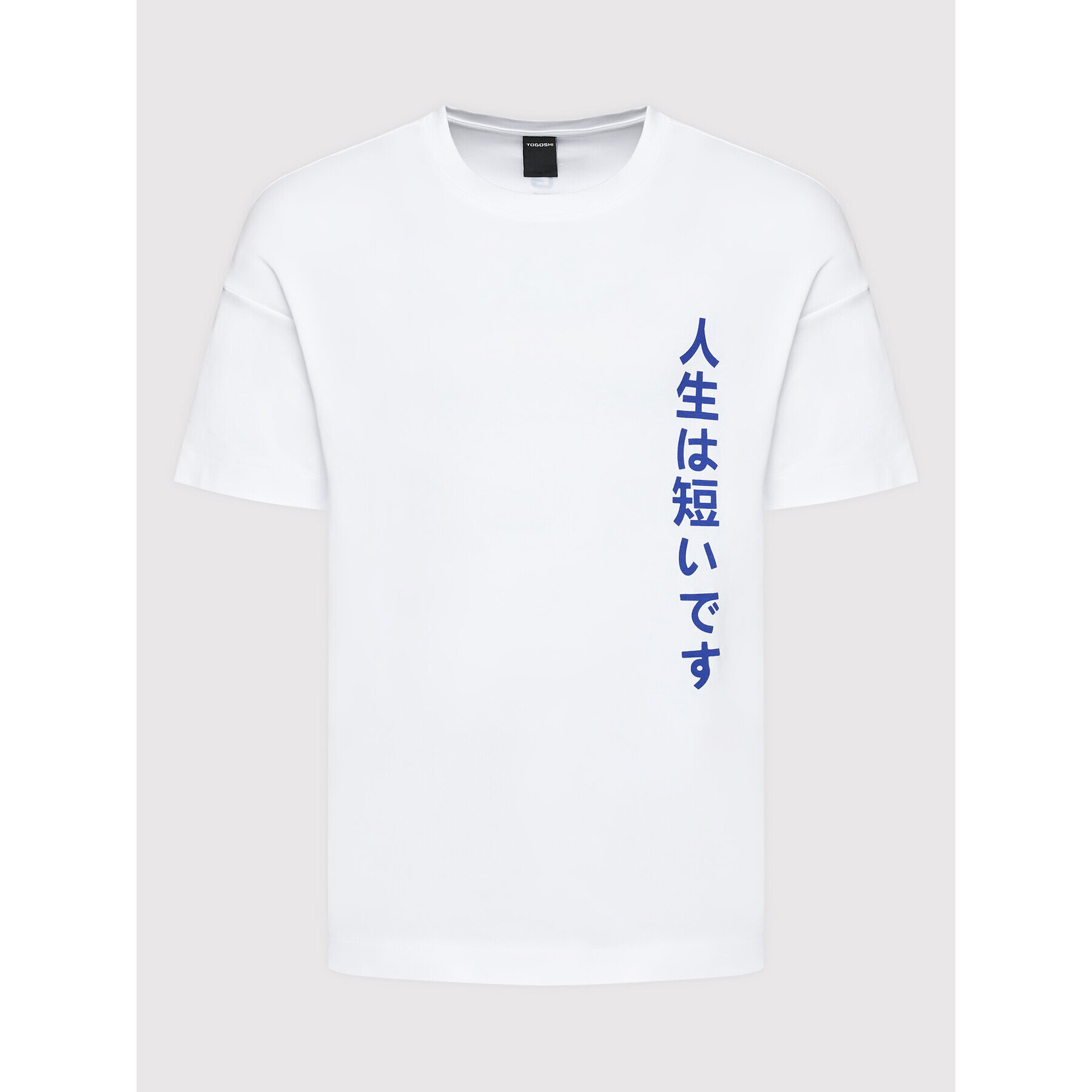 Togoshi T-Shirt Unisex TG22-TSM004 Bílá Oversize - Pepit.cz