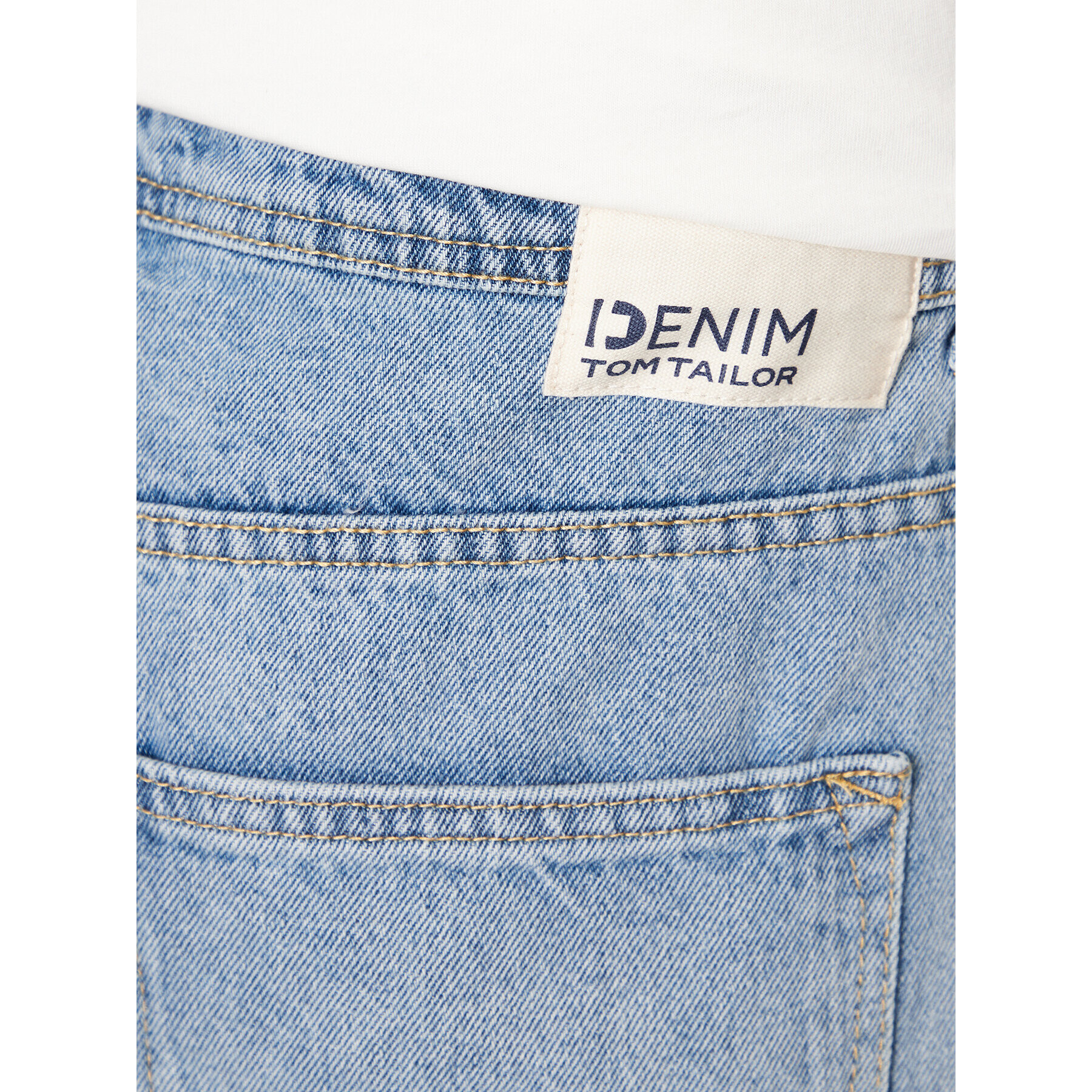 Tom Tailor Denim Džínové šortky 1035518 Modrá Slim Fit - Pepit.cz