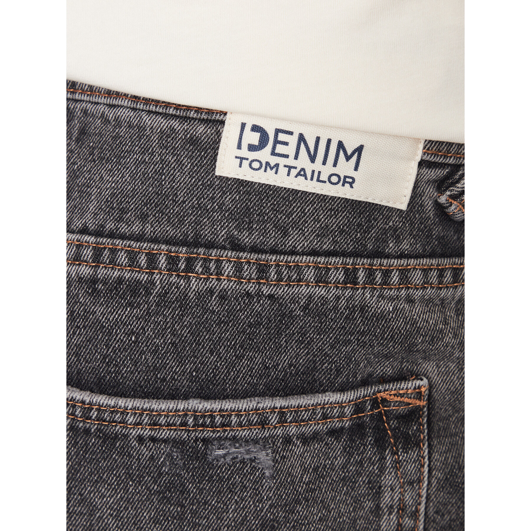 Tom Tailor Denim Džínové šortky 1035518 Šedá Slim Fit - Pepit.cz