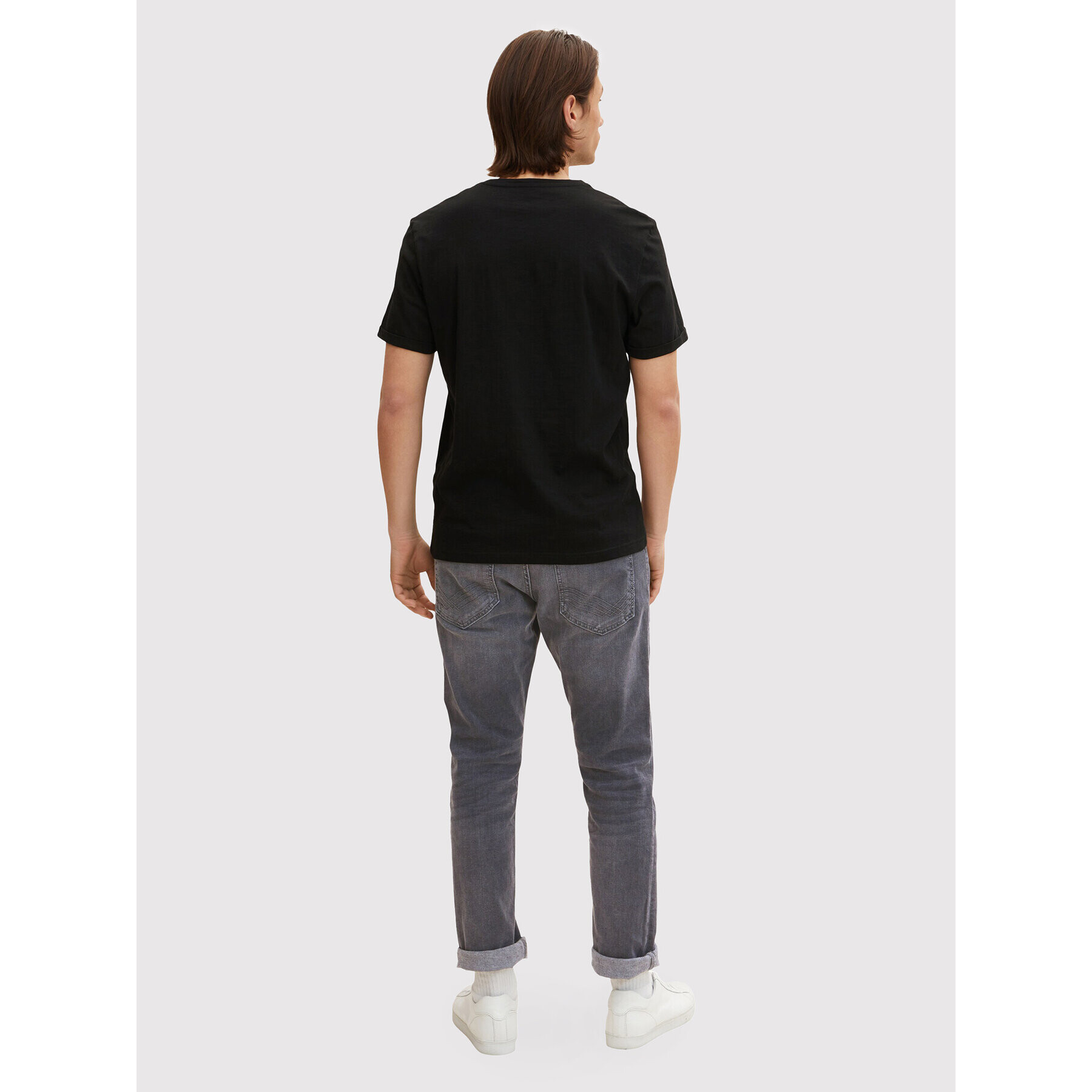 Tom Tailor Denim T-Shirt 1031583 Černá Regular Fit - Pepit.cz