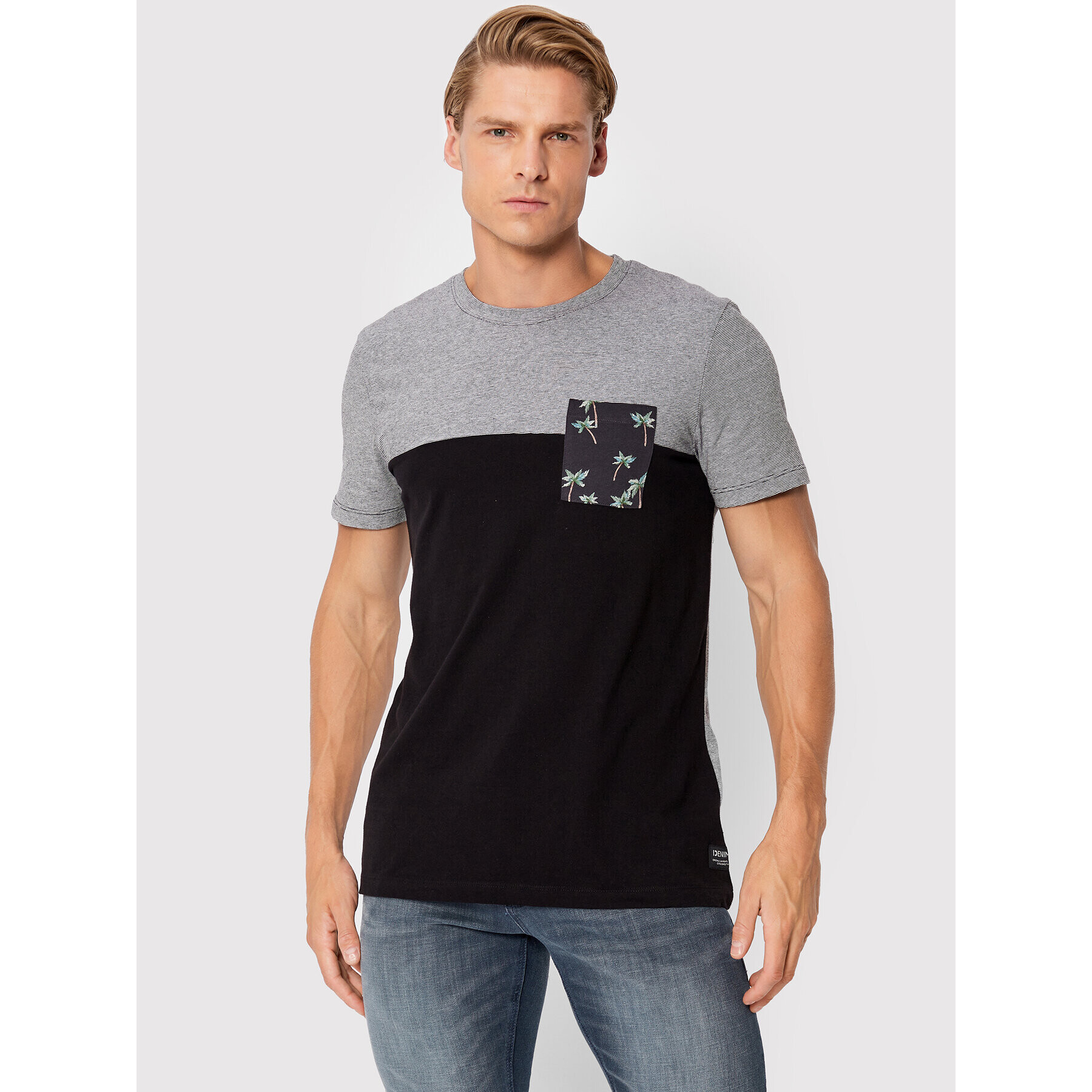 Tom Tailor Denim T-Shirt 1031935 Černá Regular Fit - Pepit.cz