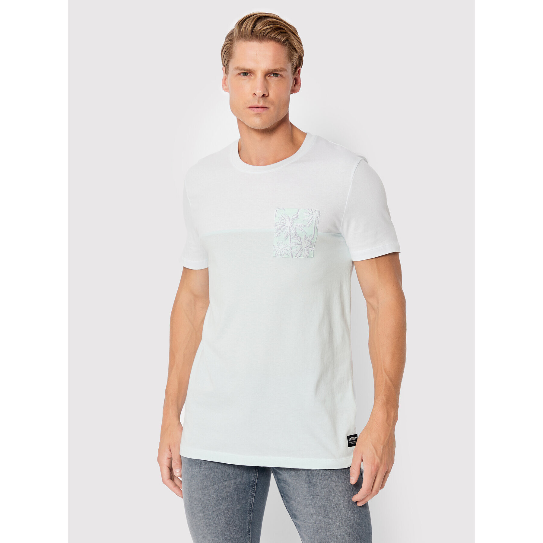 Tom Tailor Denim T-Shirt 1031935 Modrá Regular Fit - Pepit.cz