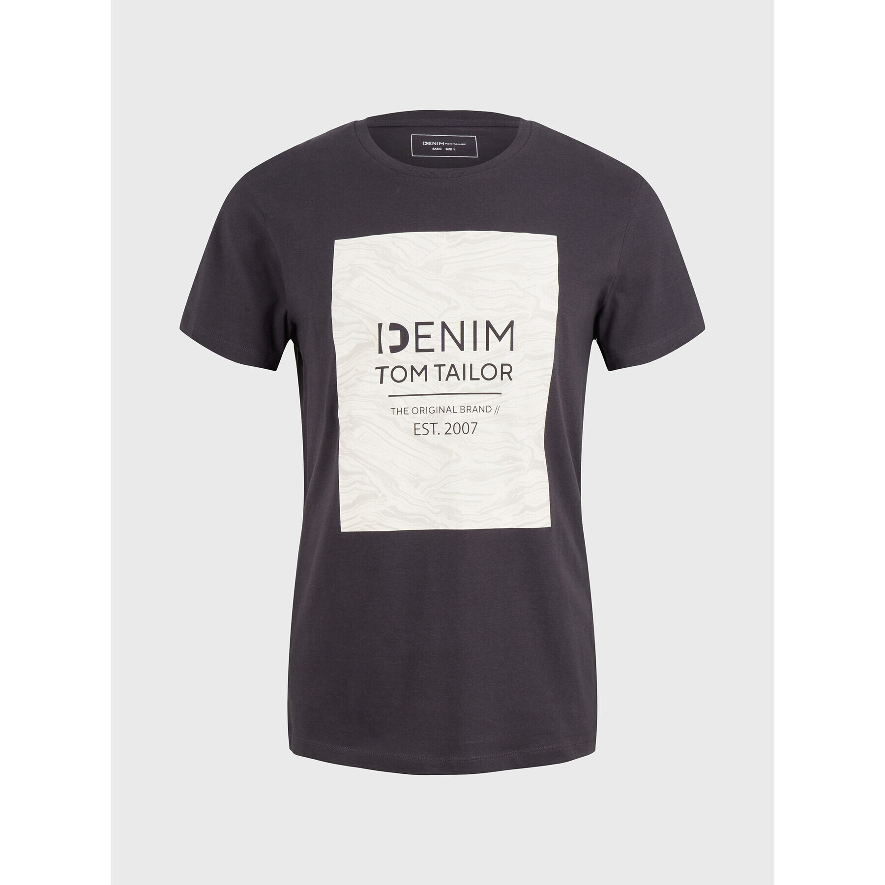 Tom Tailor Denim T-Shirt 1033036 Šedá Regular Fit - Pepit.cz