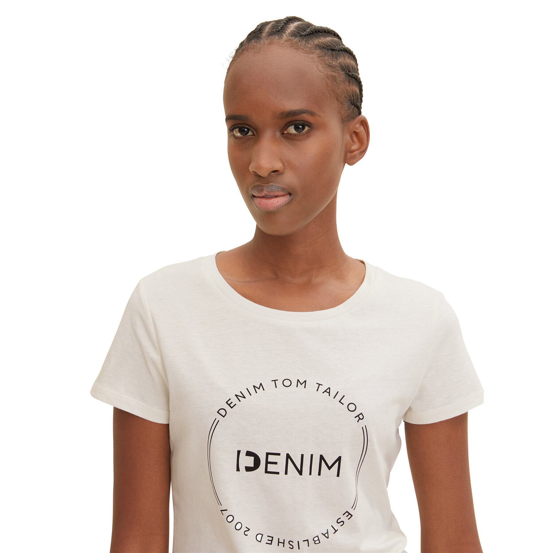 Tom Tailor Denim T-Shirt 1035361 Bílá - Pepit.cz