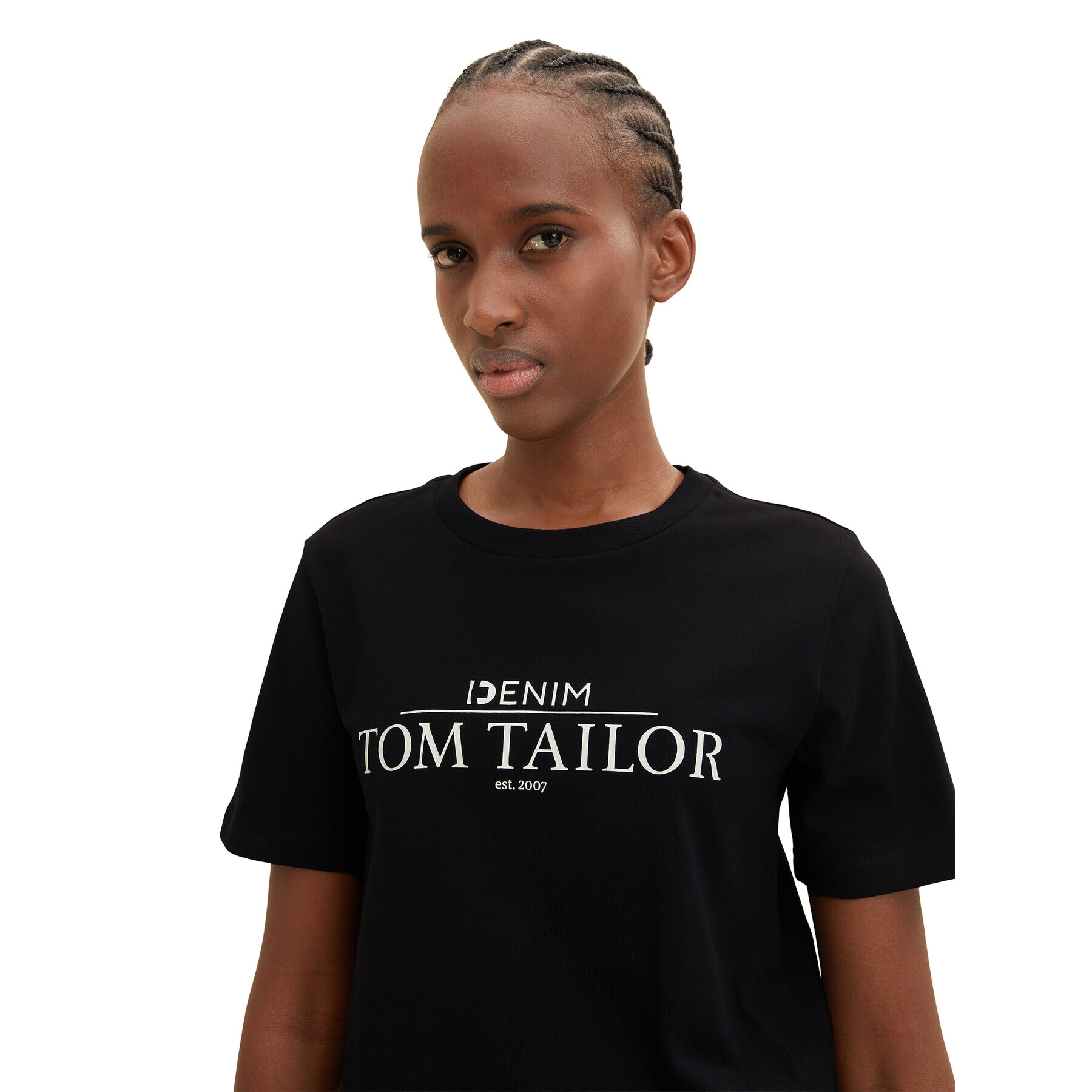 Tom Tailor Denim T-Shirt 1035362 Černá - Pepit.cz