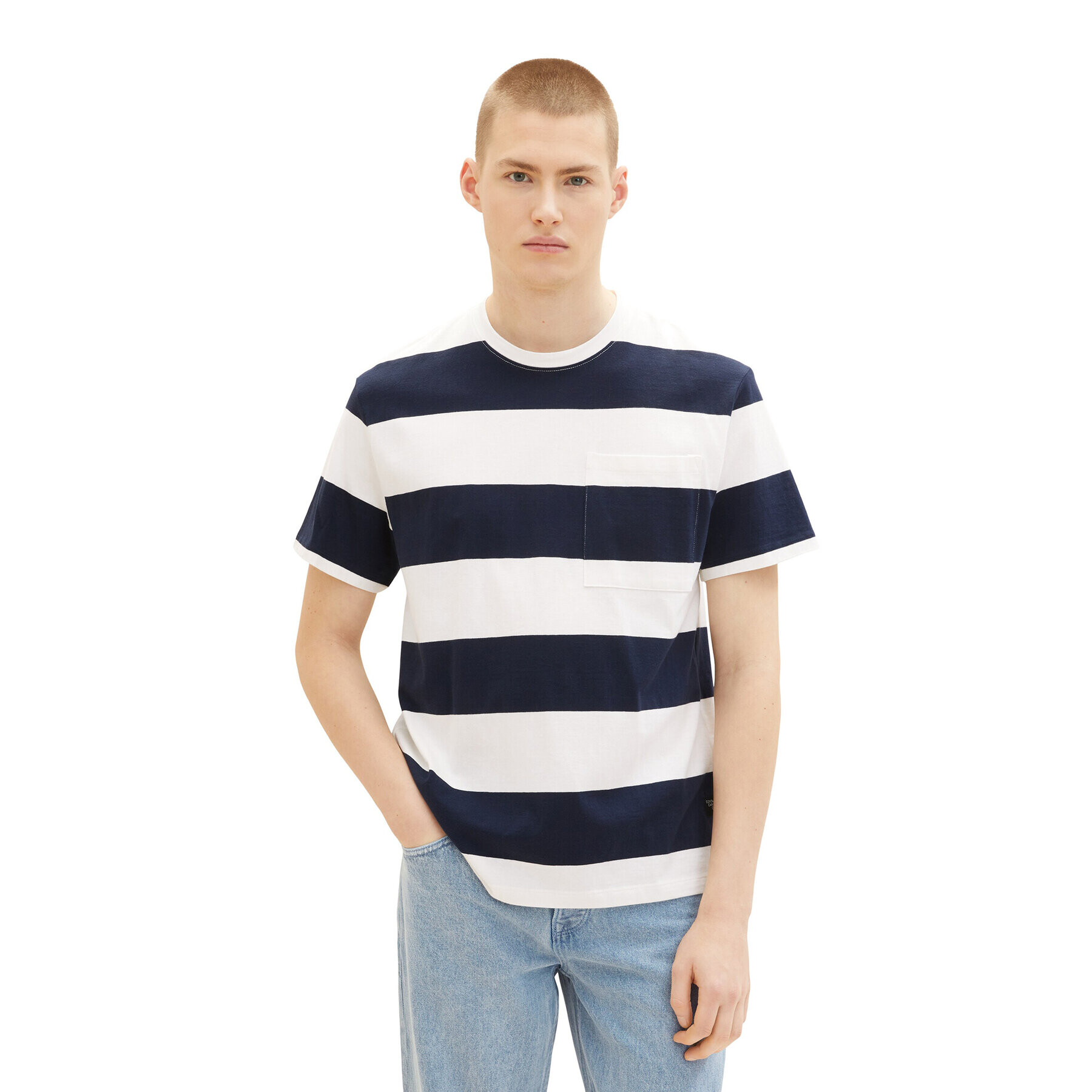 Tom Tailor Denim T-Shirt 1035597 Tmavomodrá - Pepit.cz