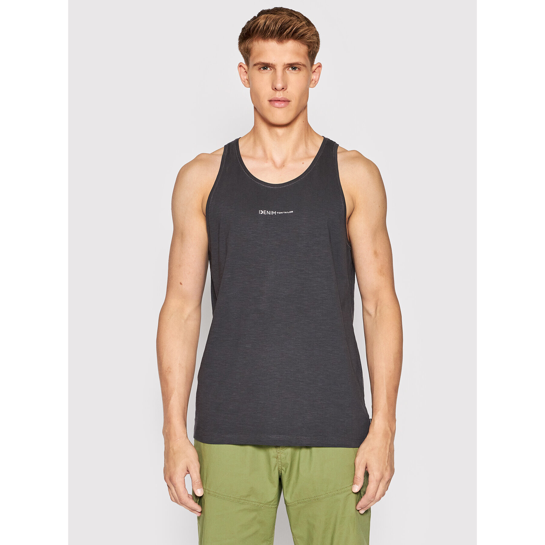 Tom Tailor Denim Tank top 1031147 Černá Relaxed Fit - Pepit.cz