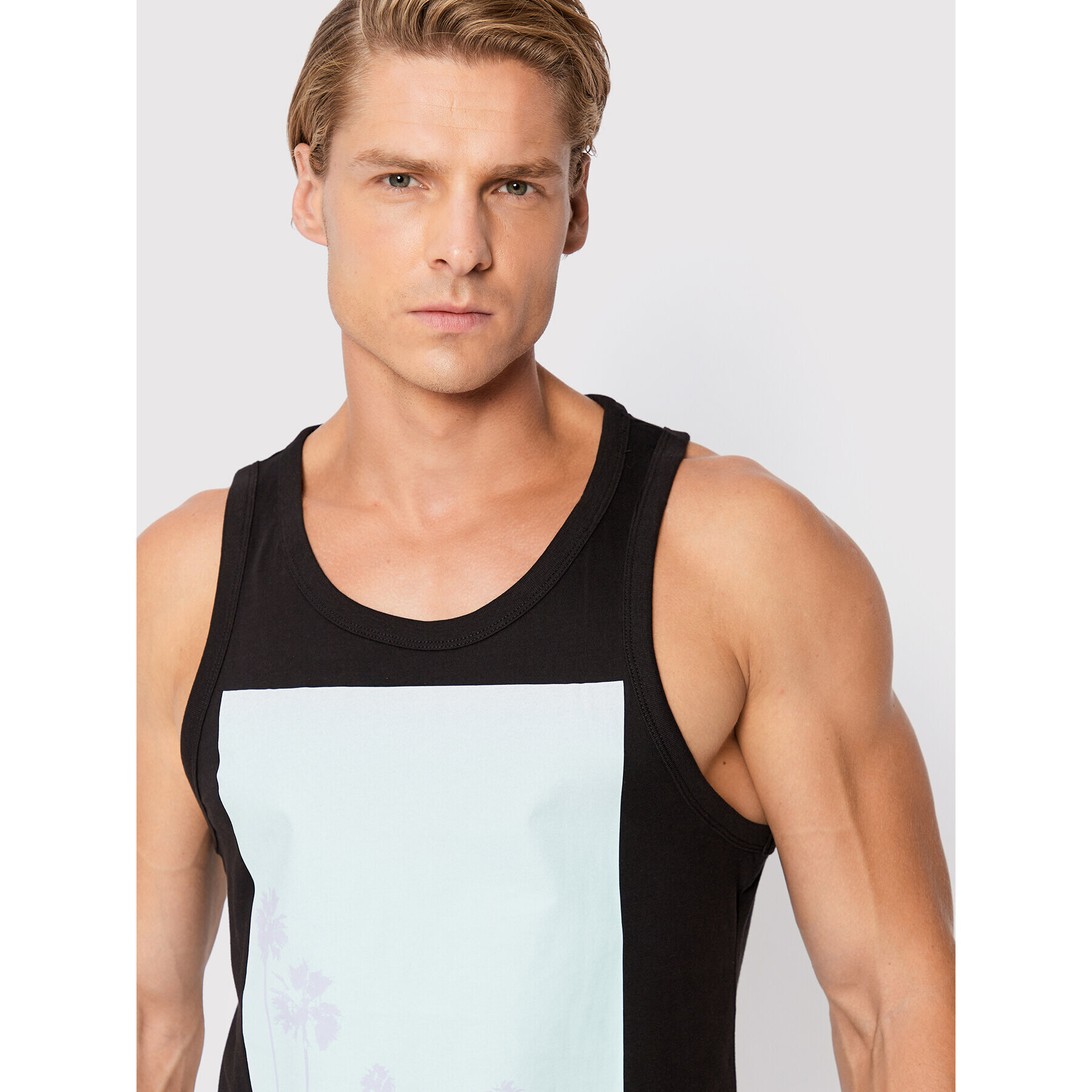 Tom Tailor Denim Tank top 1031172 Černá Regular Fit - Pepit.cz