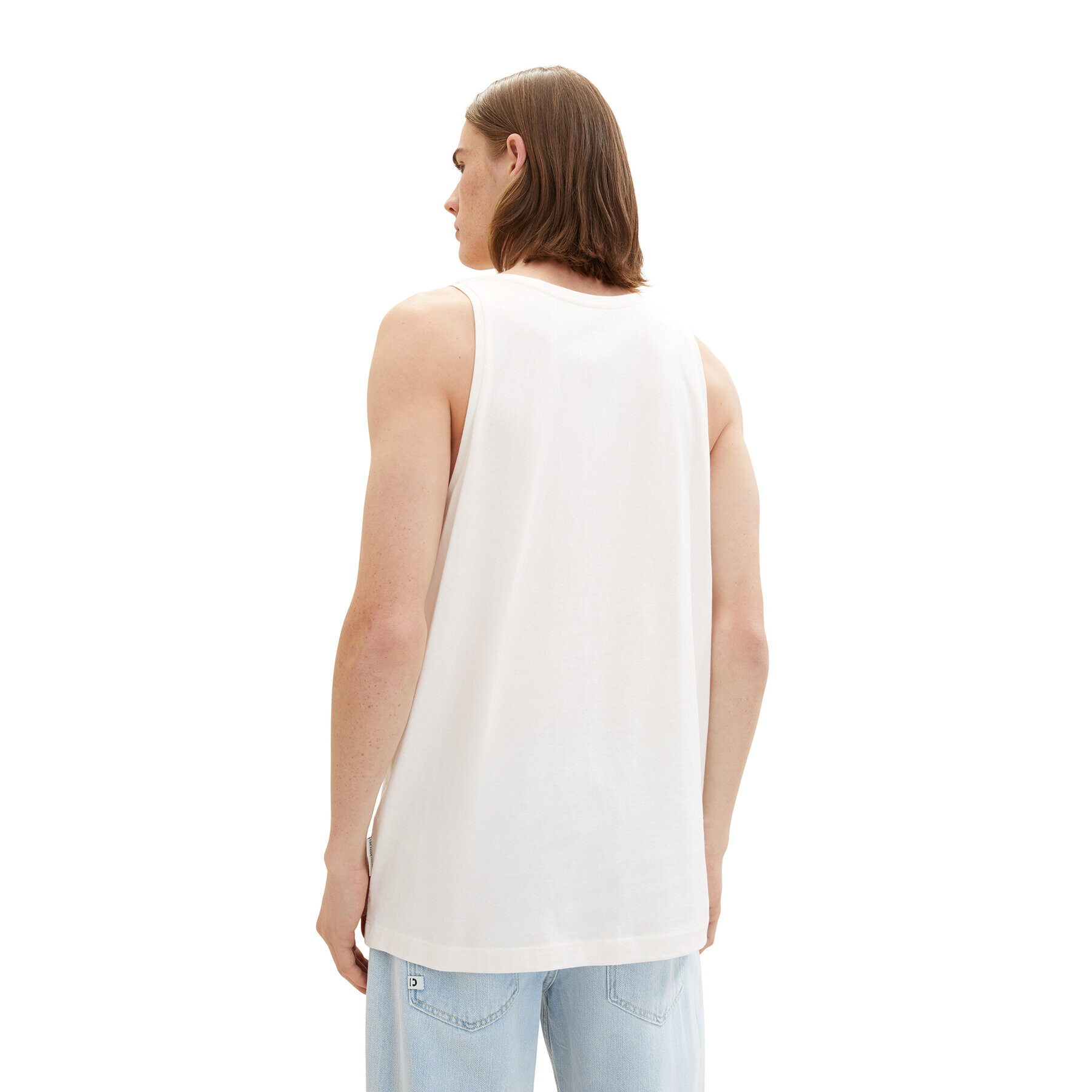 Tom Tailor Denim Tank top 1037204 Bílá Regular Fit - Pepit.cz