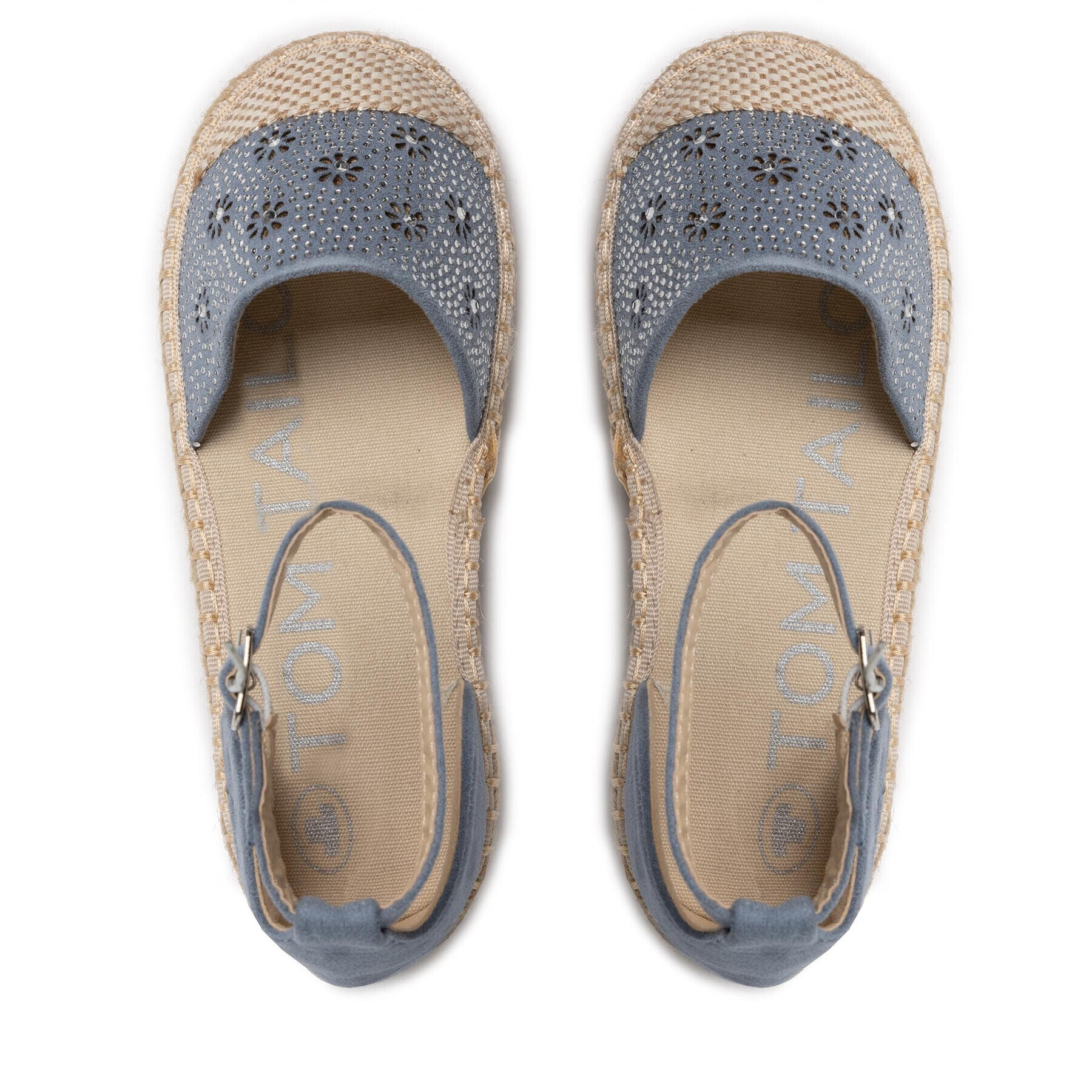 Tom Tailor Espadrilky 327410600 Modrá - Pepit.cz