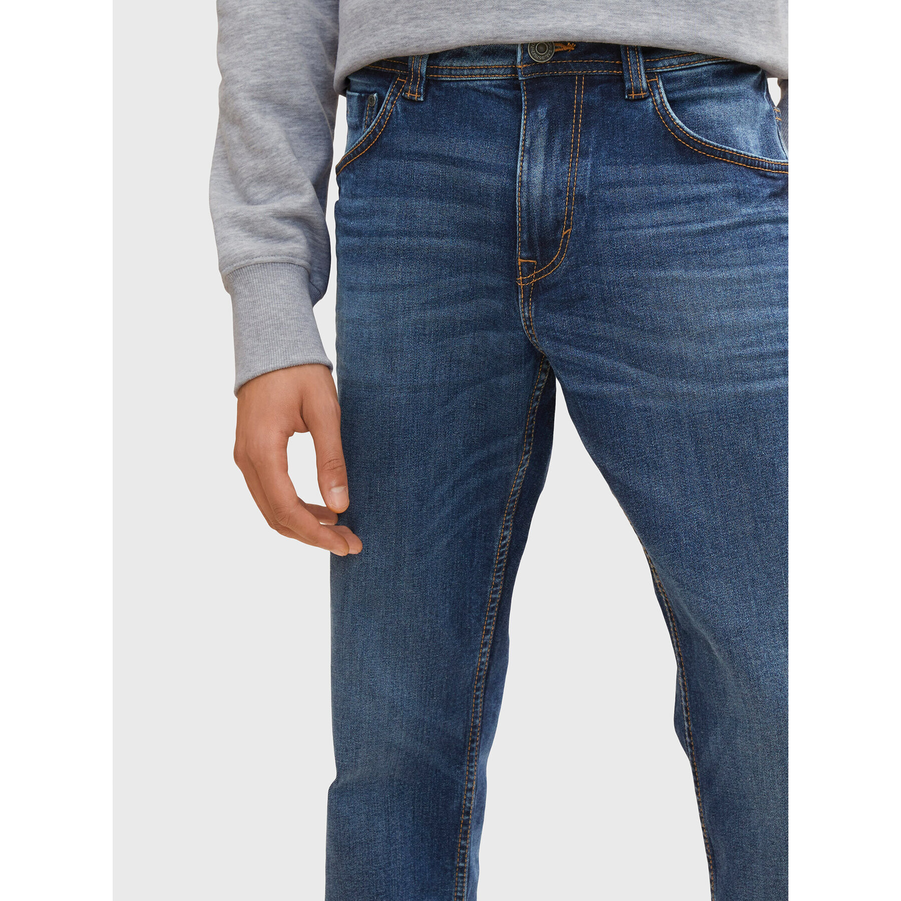 Tom Tailor Jeansy 1007858 Modrá Straight Leg - Pepit.cz