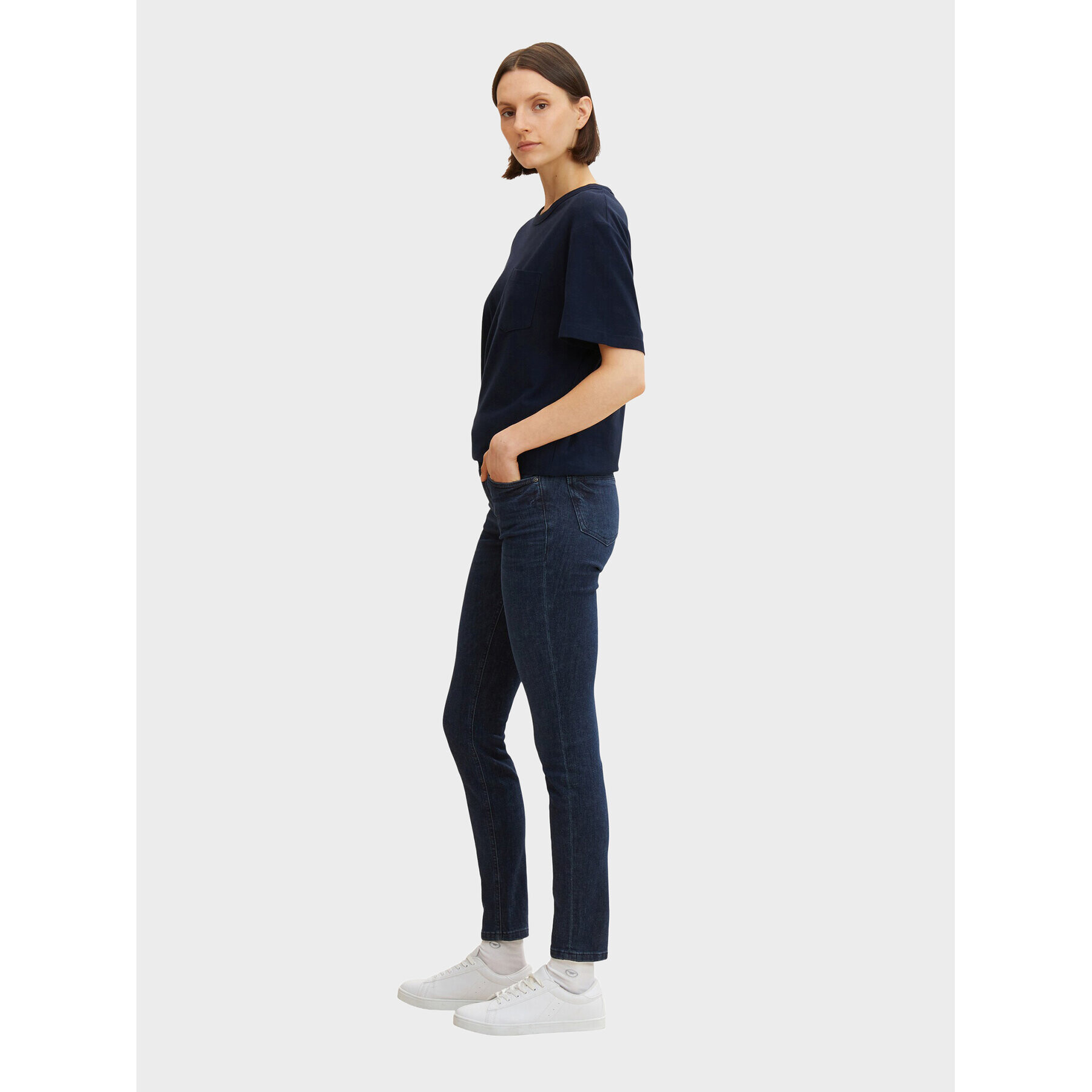 Tom Tailor Jeansy 1032663 Tmavomodrá Skinny Fit - Pepit.cz