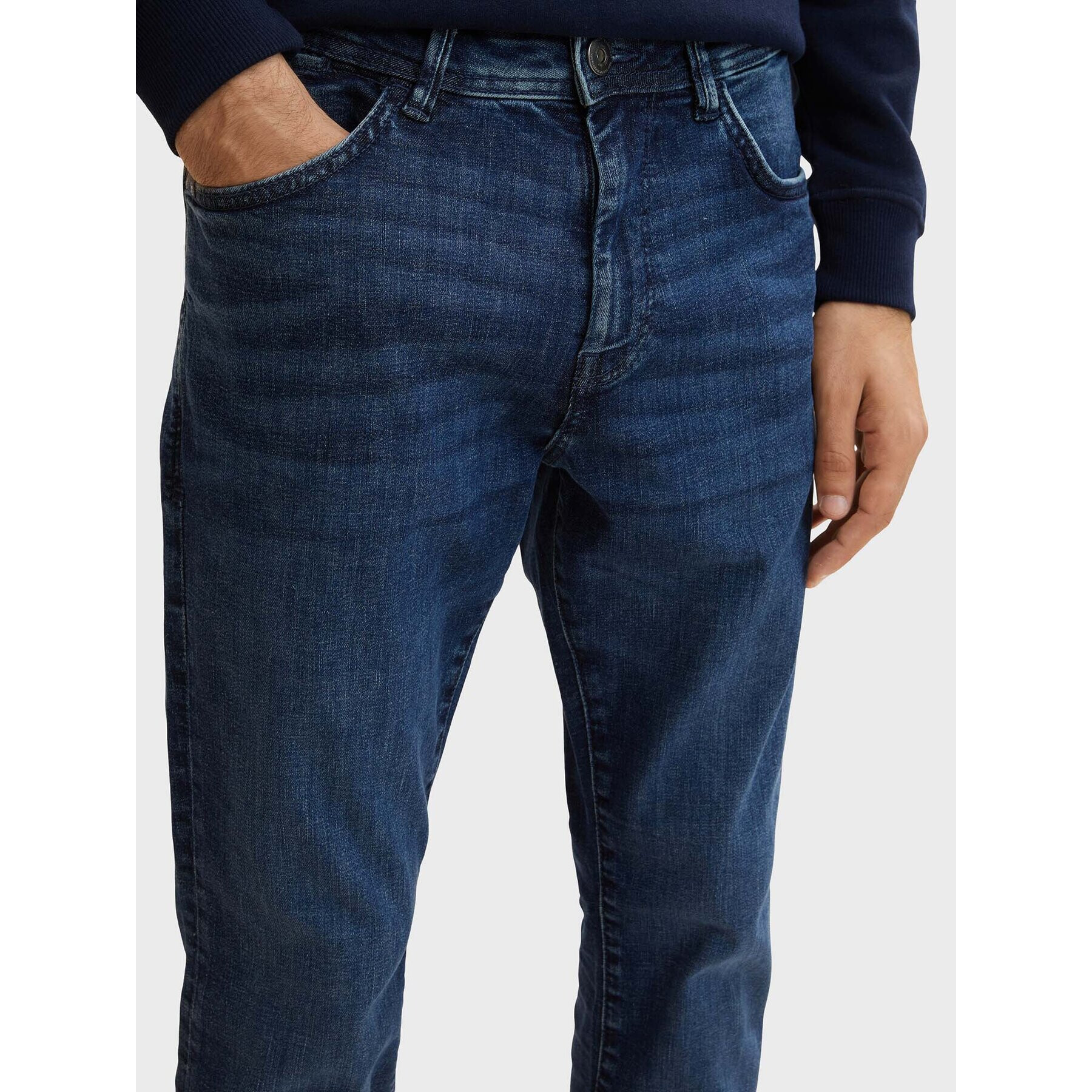 Tom Tailor Jeansy 1032793 Tmavomodrá Slim Fit - Pepit.cz