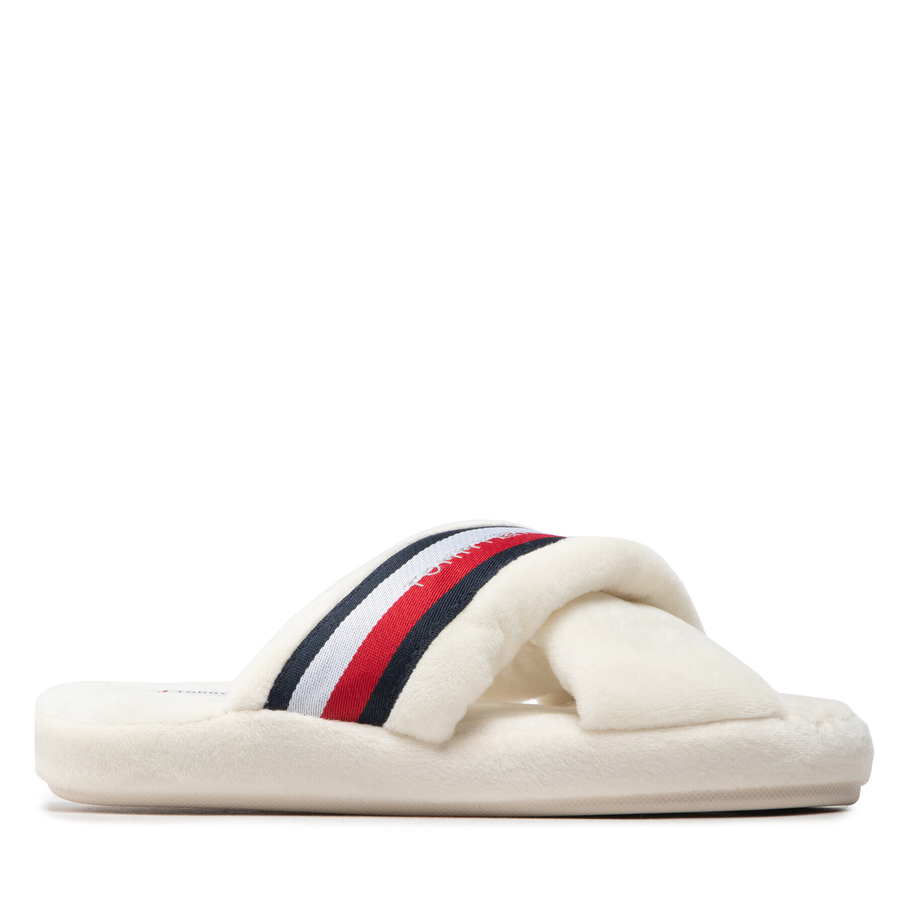 Tommy Hilfiger Bačkory Comfy Home Slippers With Straps FW0FW06888 Béžová - Pepit.cz