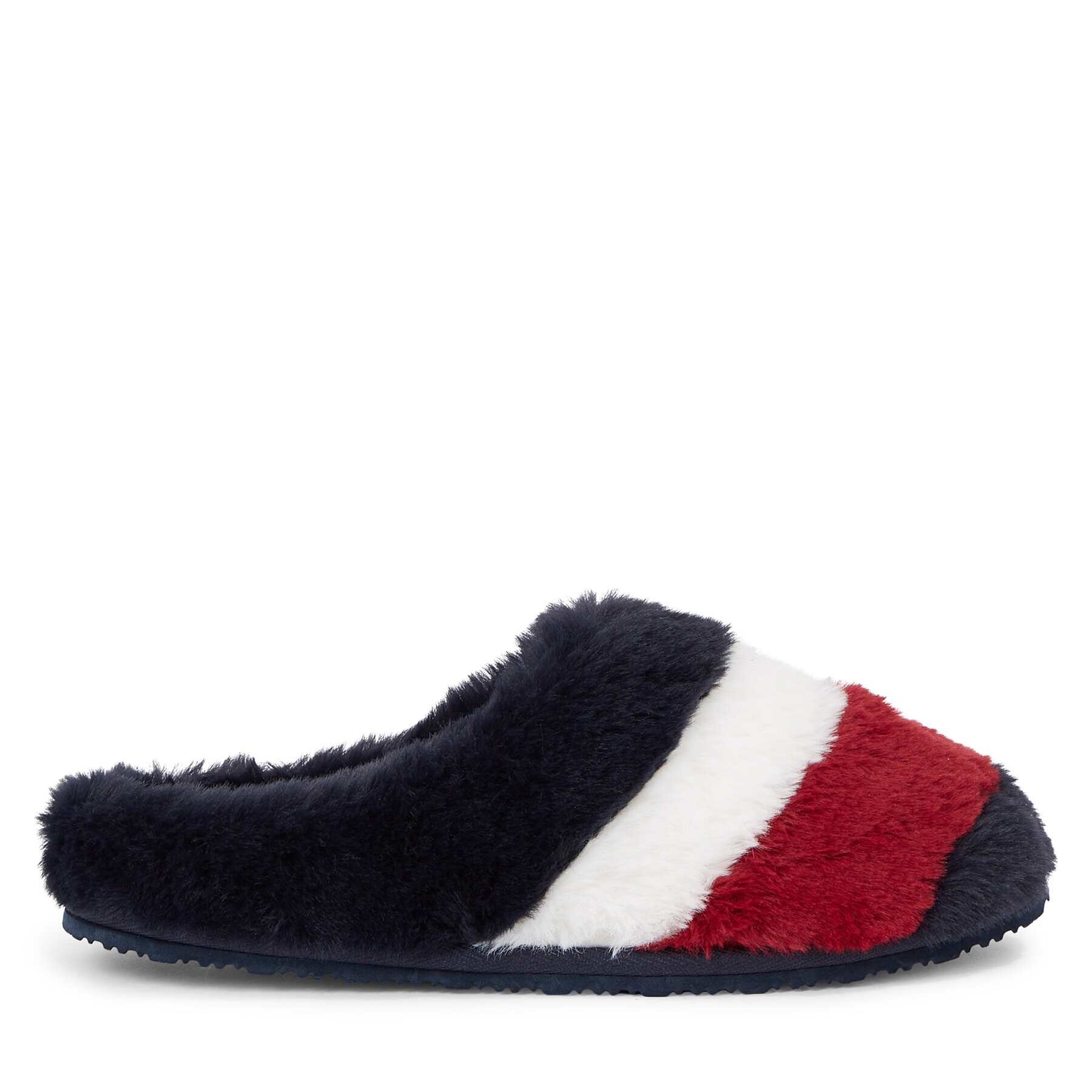 Tommy Hilfiger Bačkory Flag Fur Home Slipper FW0FW07432 Modrá - Pepit.cz