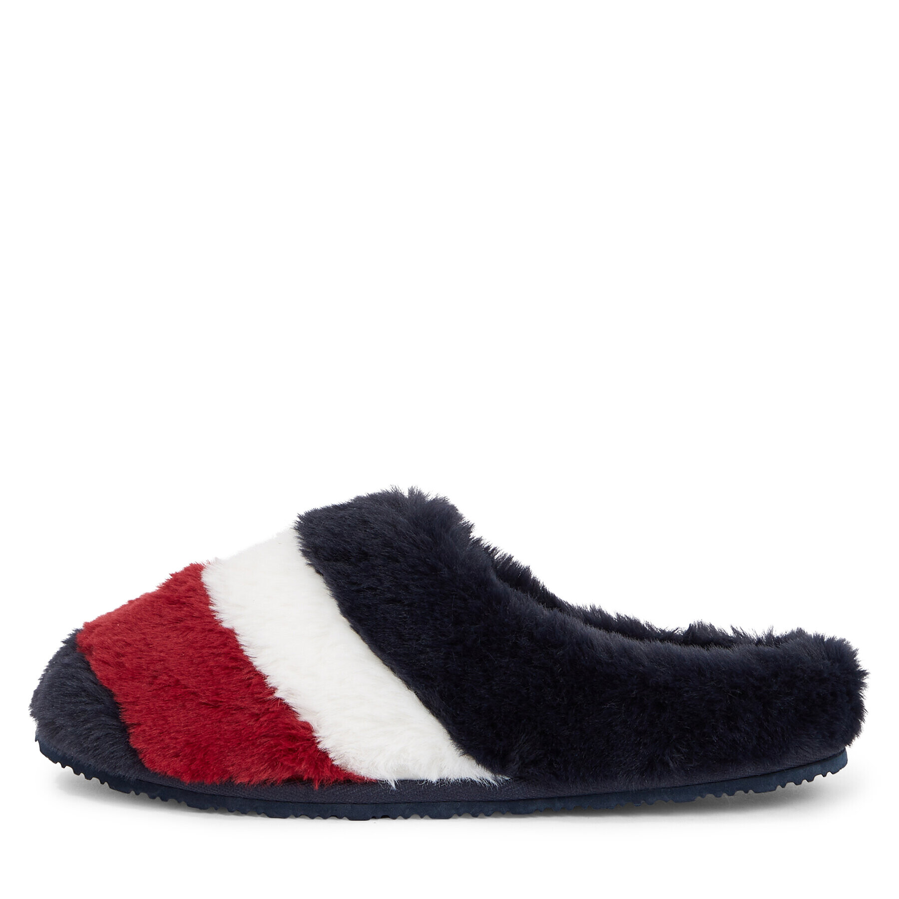 Tommy Hilfiger Bačkory Flag Fur Home Slipper FW0FW07432 Modrá - Pepit.cz