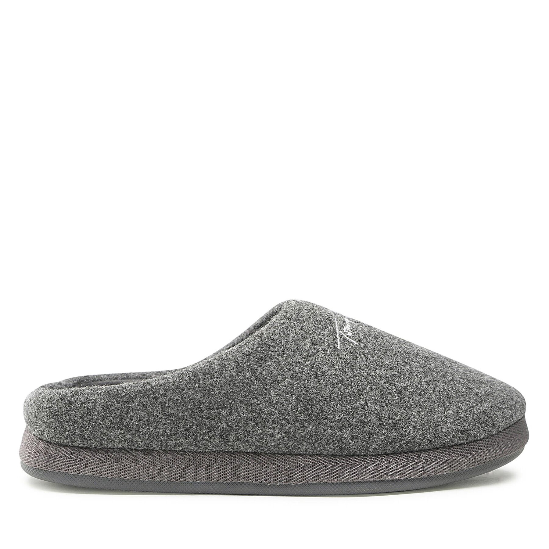 Tommy Hilfiger Bačkory Home Slipper Felt FW0FW06715 Šedá - Pepit.cz