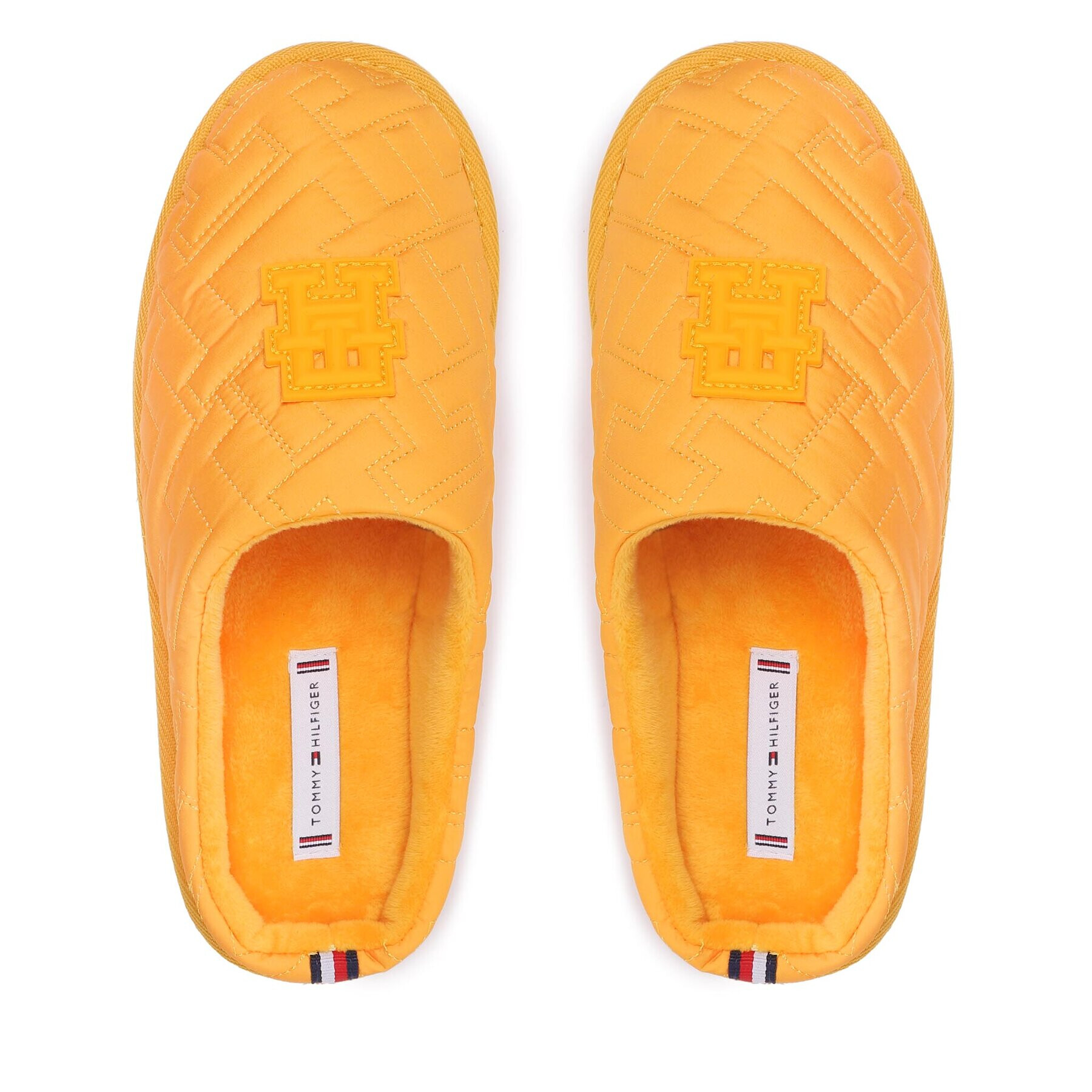 Tommy Hilfiger Bačkory Qulted Home Slippers FW0FW06829 Oranžová - Pepit.cz