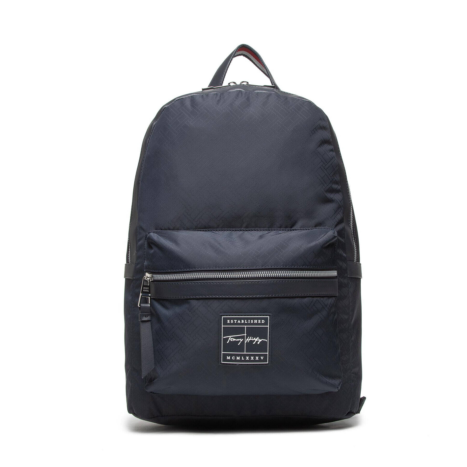 Tommy Hilfiger Batoh Th Singnature Backpack AM0AM08452 Tmavomodrá - Pepit.cz