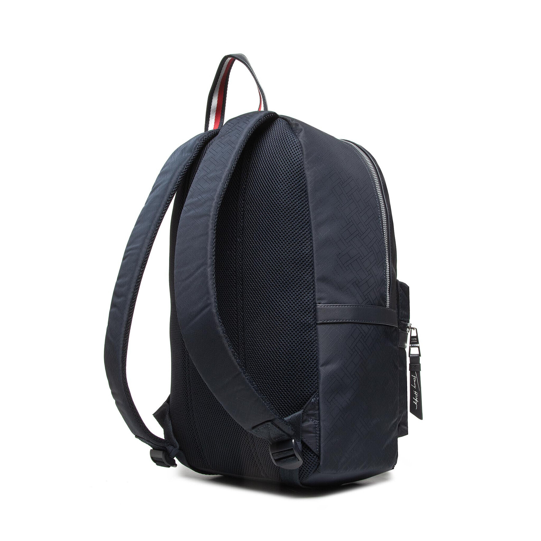 Tommy Hilfiger Batoh Th Singnature Backpack AM0AM08452 Tmavomodrá - Pepit.cz