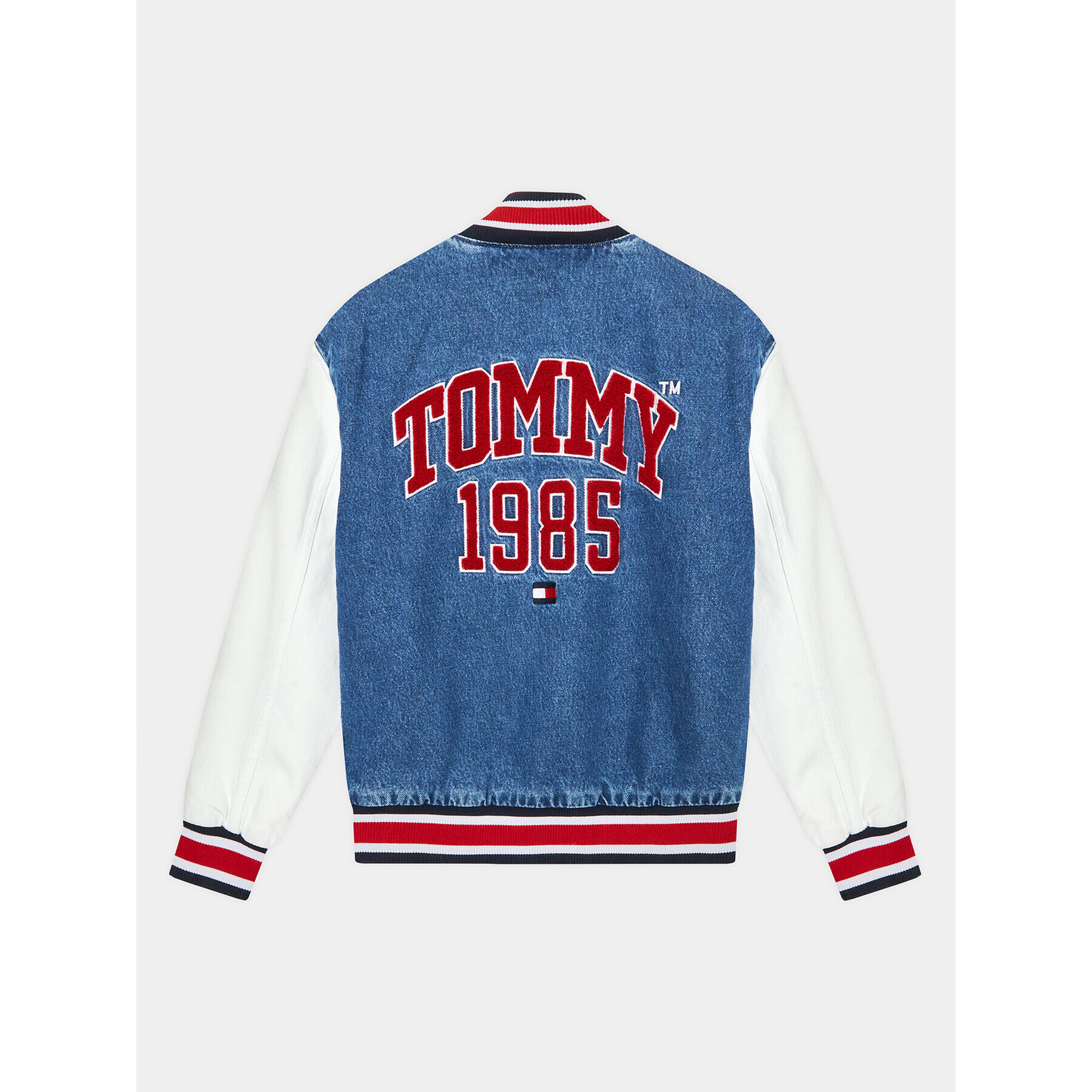 Tommy Hilfiger Bunda bomber Varsity KB0KB08137 D Modrá Regular Fit - Pepit.cz