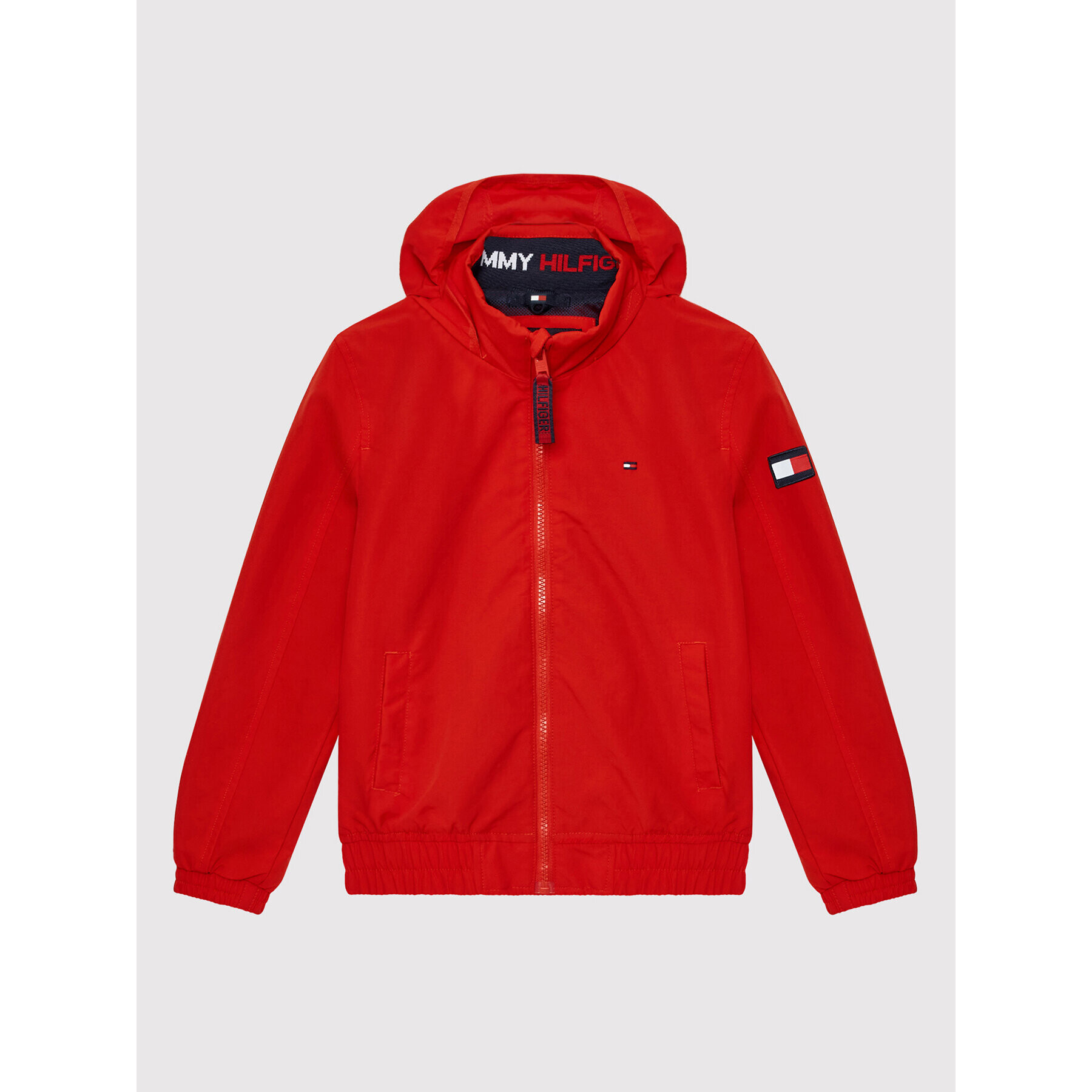 Tommy Hilfiger Bunda pro přechodné období Essential KB0KB07102 D Červená Regular Fit - Pepit.cz