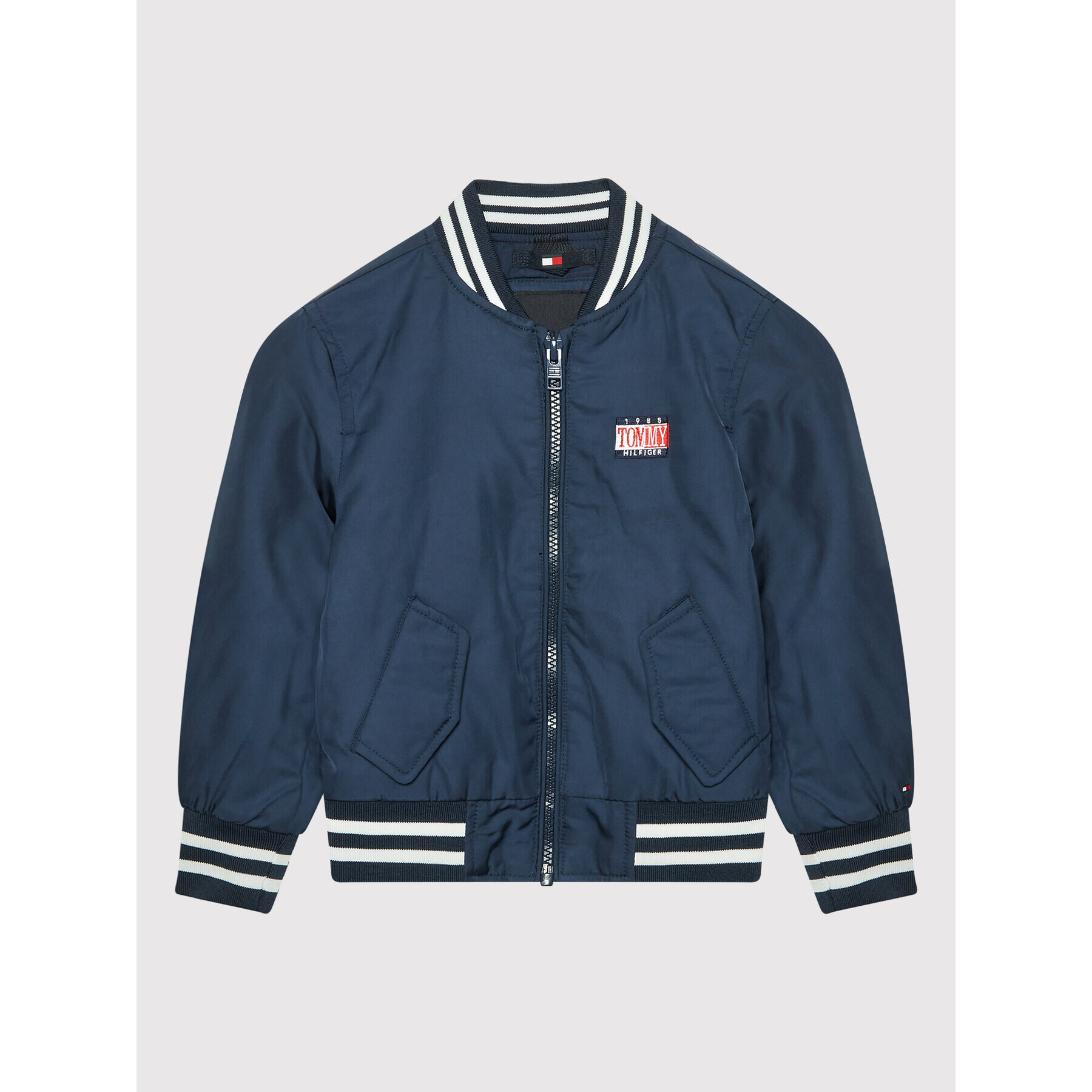 Tommy Hilfiger Bunda pro přechodné období Timeless KS0KS00233 M Tmavomodrá Regular Fit - Pepit.cz