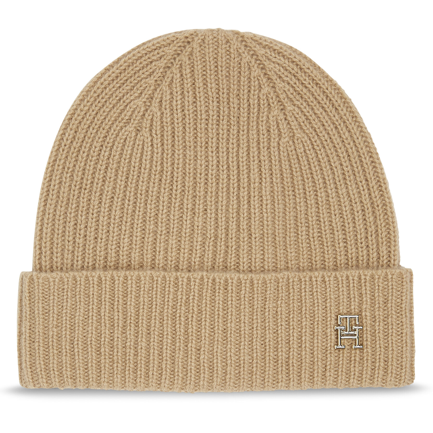 Tommy Hilfiger Čepice Cashmere Chic Beanie AW0AW15321 Béžová - Pepit.cz