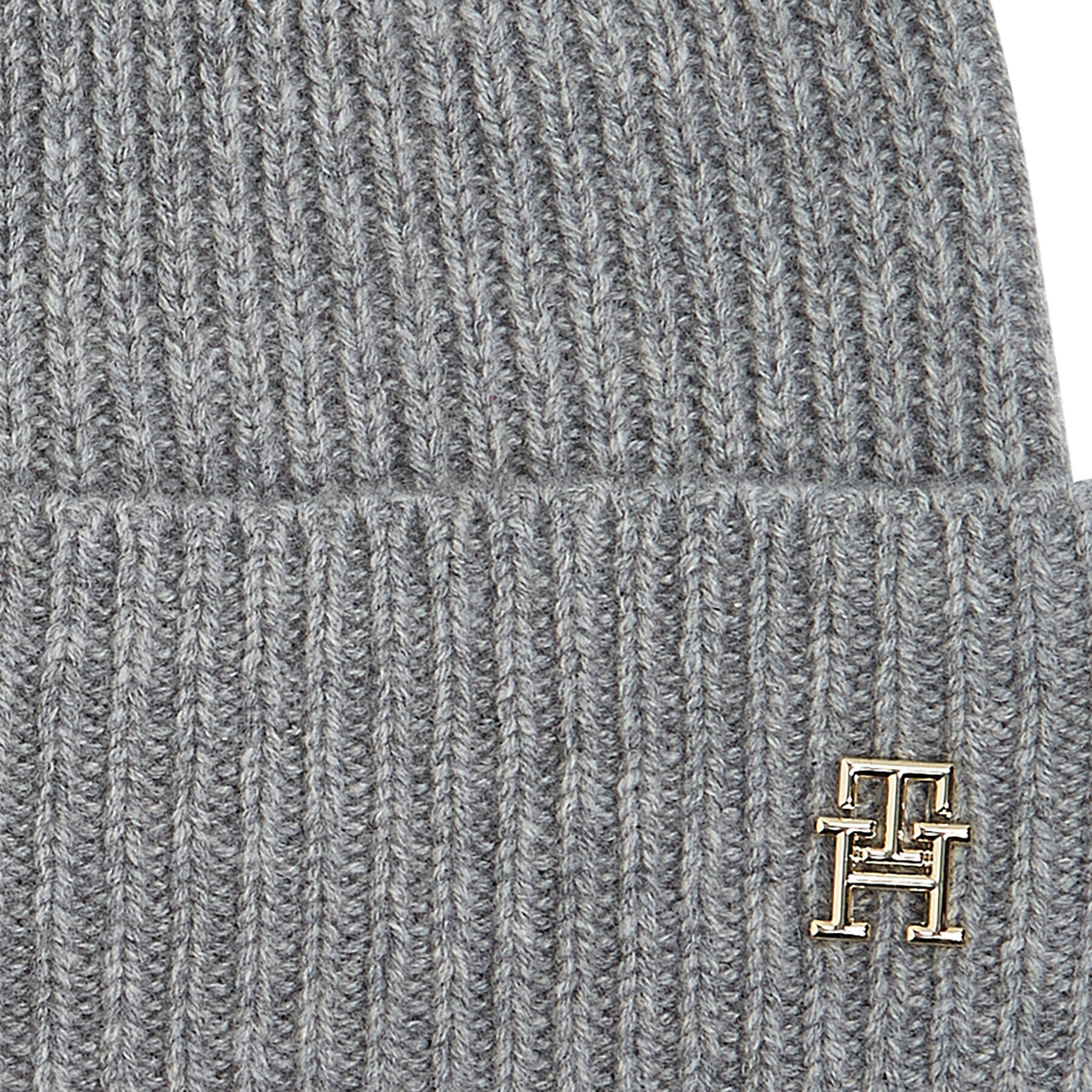 Tommy Hilfiger Čepice Cashmere Chic Beanie AW0AW15321 Šedá - Pepit.cz