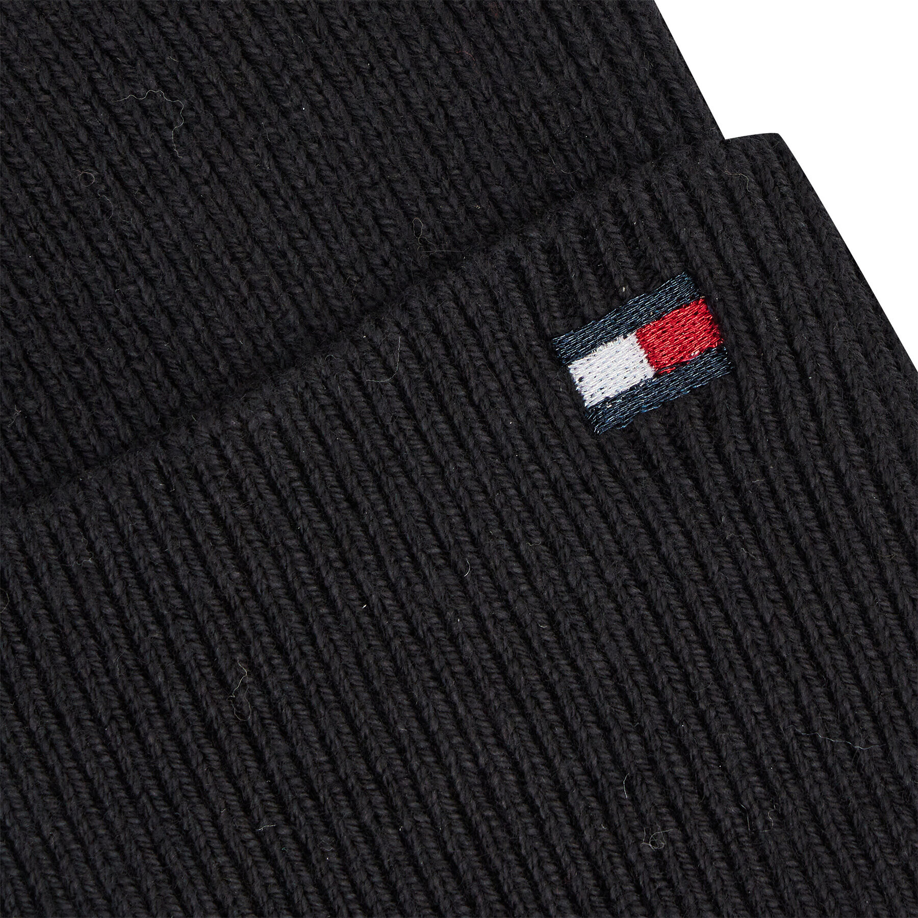 Tommy Hilfiger Čepice Essential Knit Beanie AW0AW10625 Černá - Pepit.cz