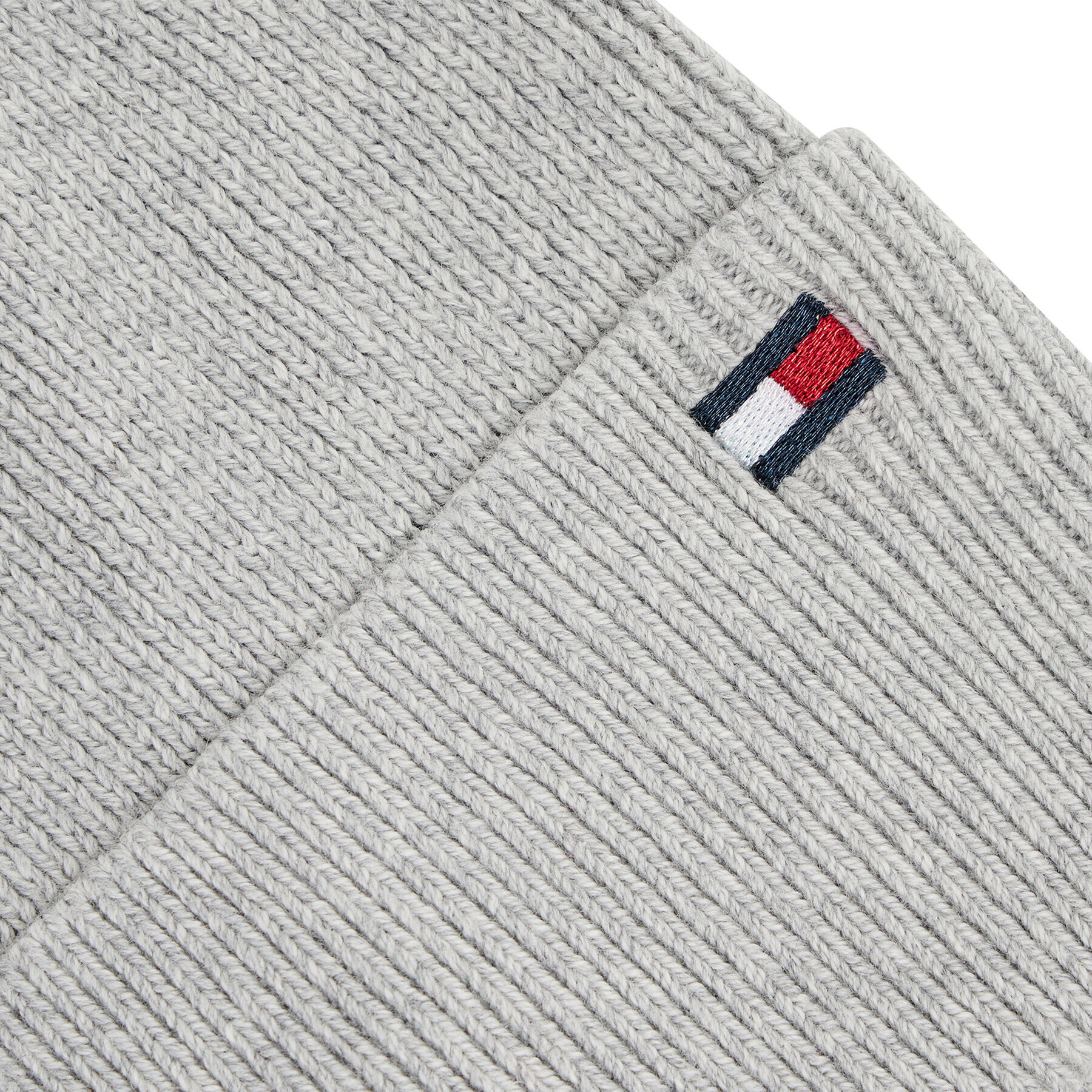 Tommy Hilfiger Čepice Essential Knit Beanie AW0AW10625 Šedá - Pepit.cz