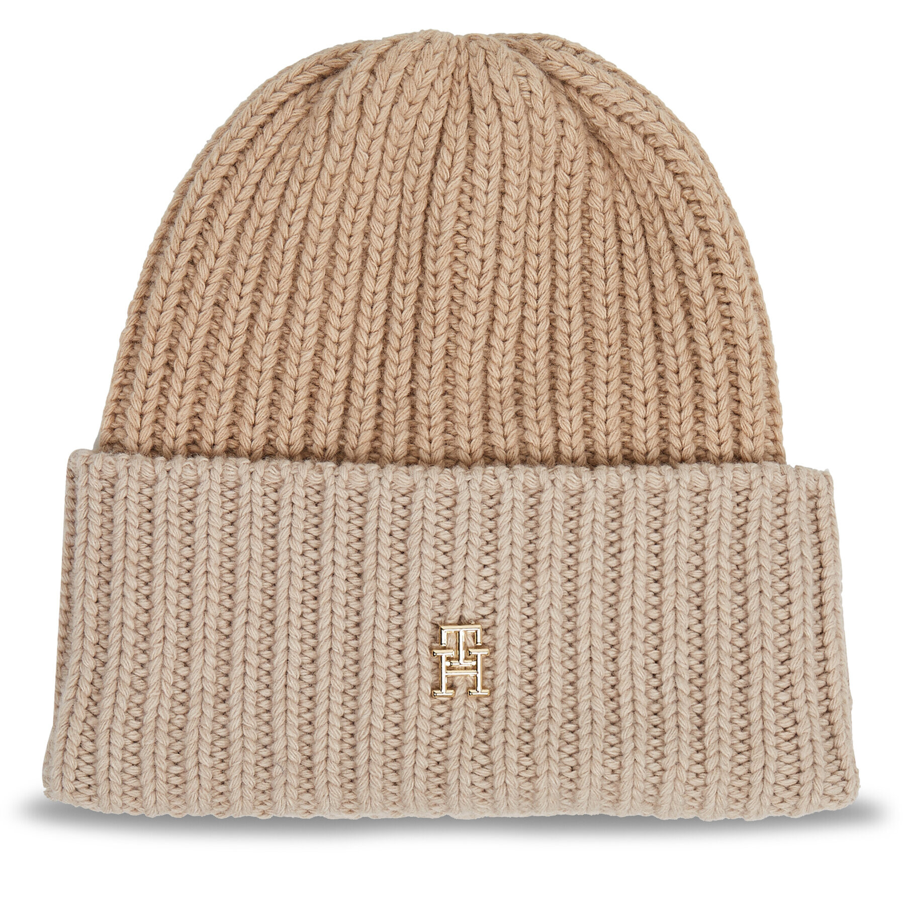 Tommy Hilfiger Čepice Limitless Chic Beanie AW0AW15299 Béžová - Pepit.cz