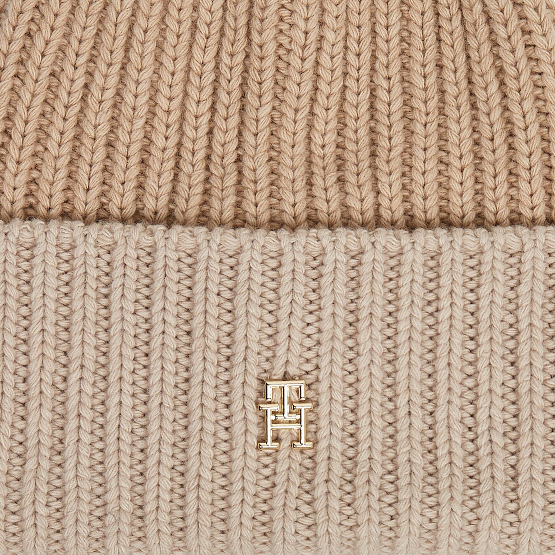 Tommy Hilfiger Čepice Limitless Chic Beanie AW0AW15299 Béžová - Pepit.cz