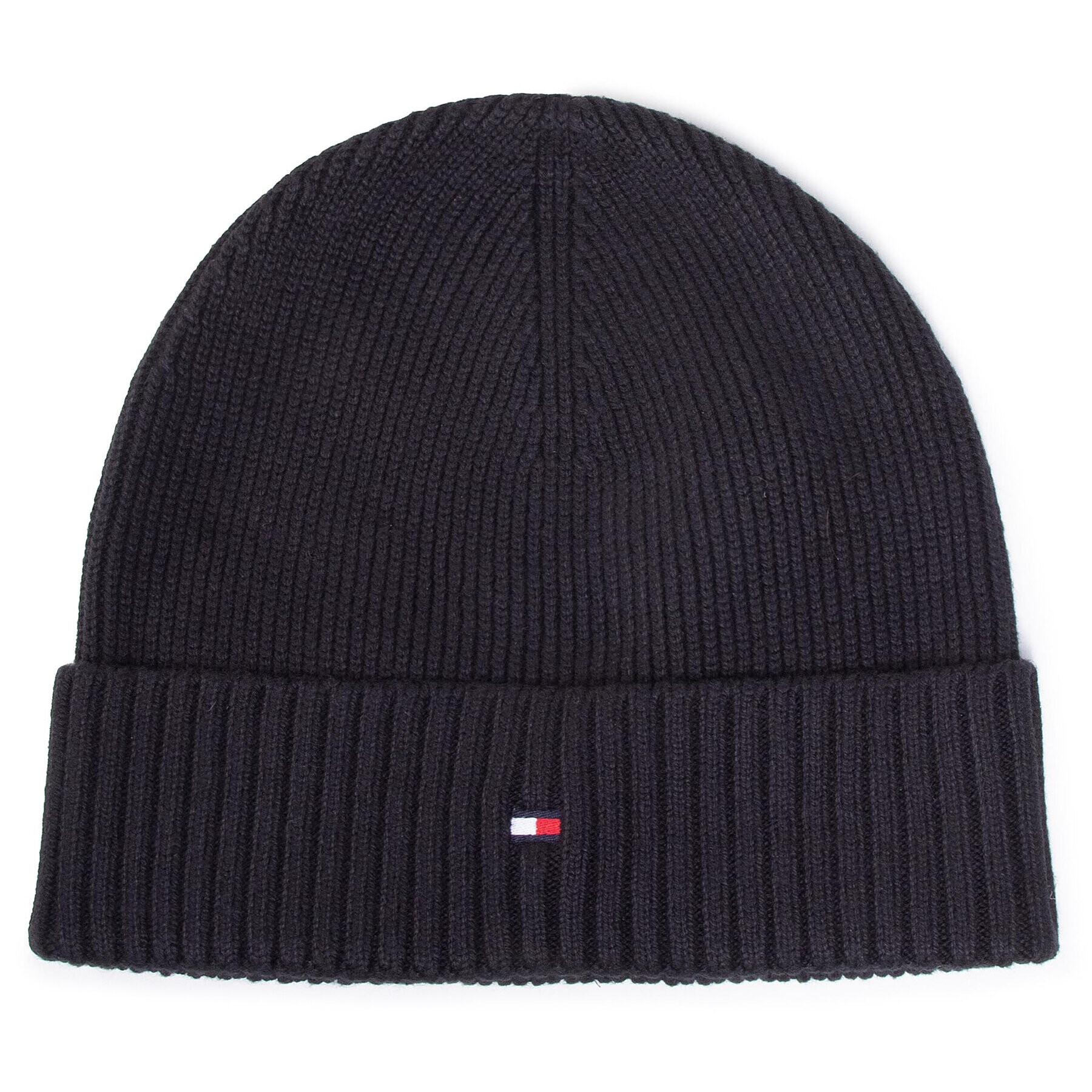 Tommy Hilfiger Čepice Pima Cotton Beanie AM0AM06573 Černá - Pepit.cz