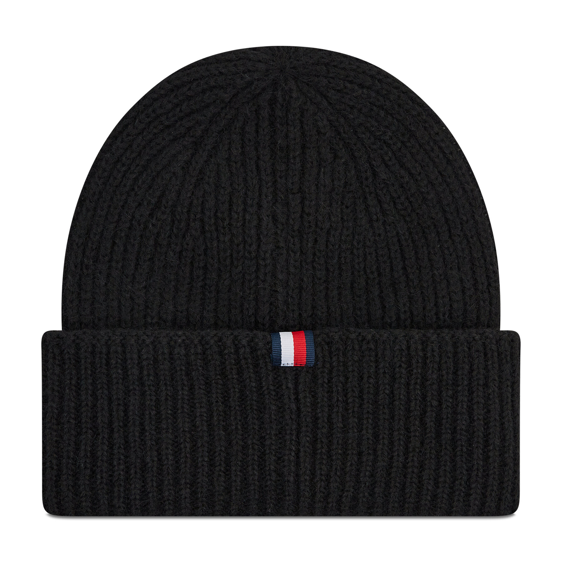 Tommy Hilfiger Čepice Th Effortless Beanie AW0AW10654 Černá - Pepit.cz