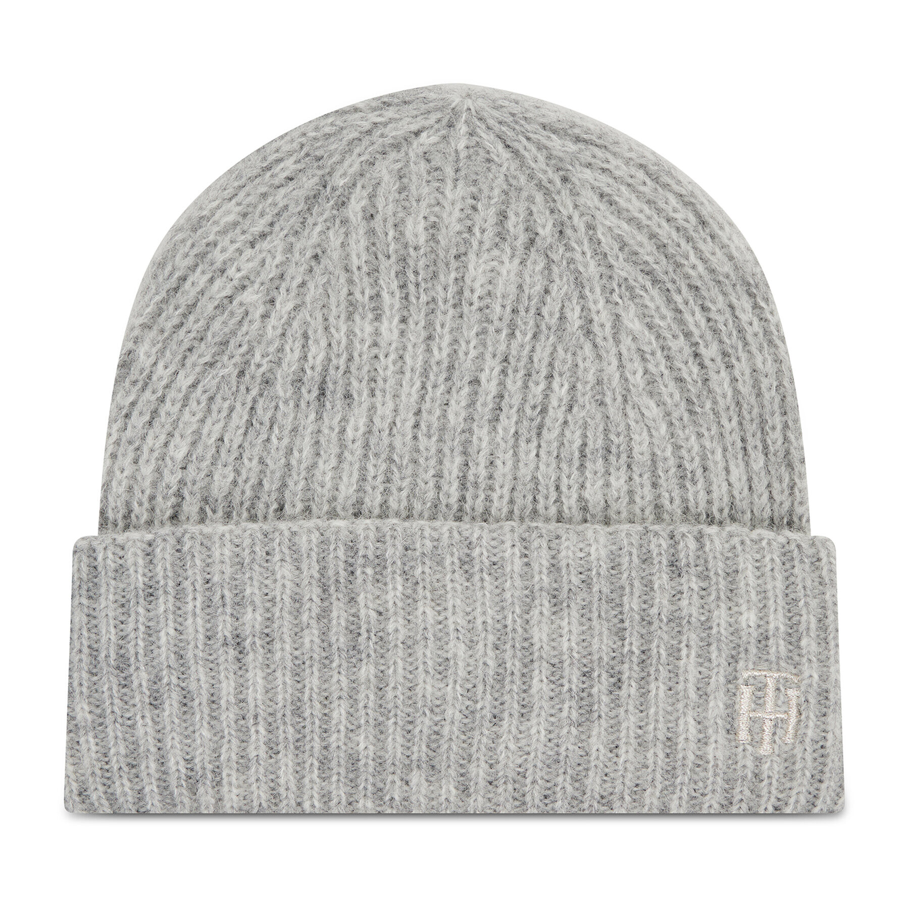 Tommy Hilfiger Čepice Th Effortless Beanie AW0AW10654 Šedá - Pepit.cz