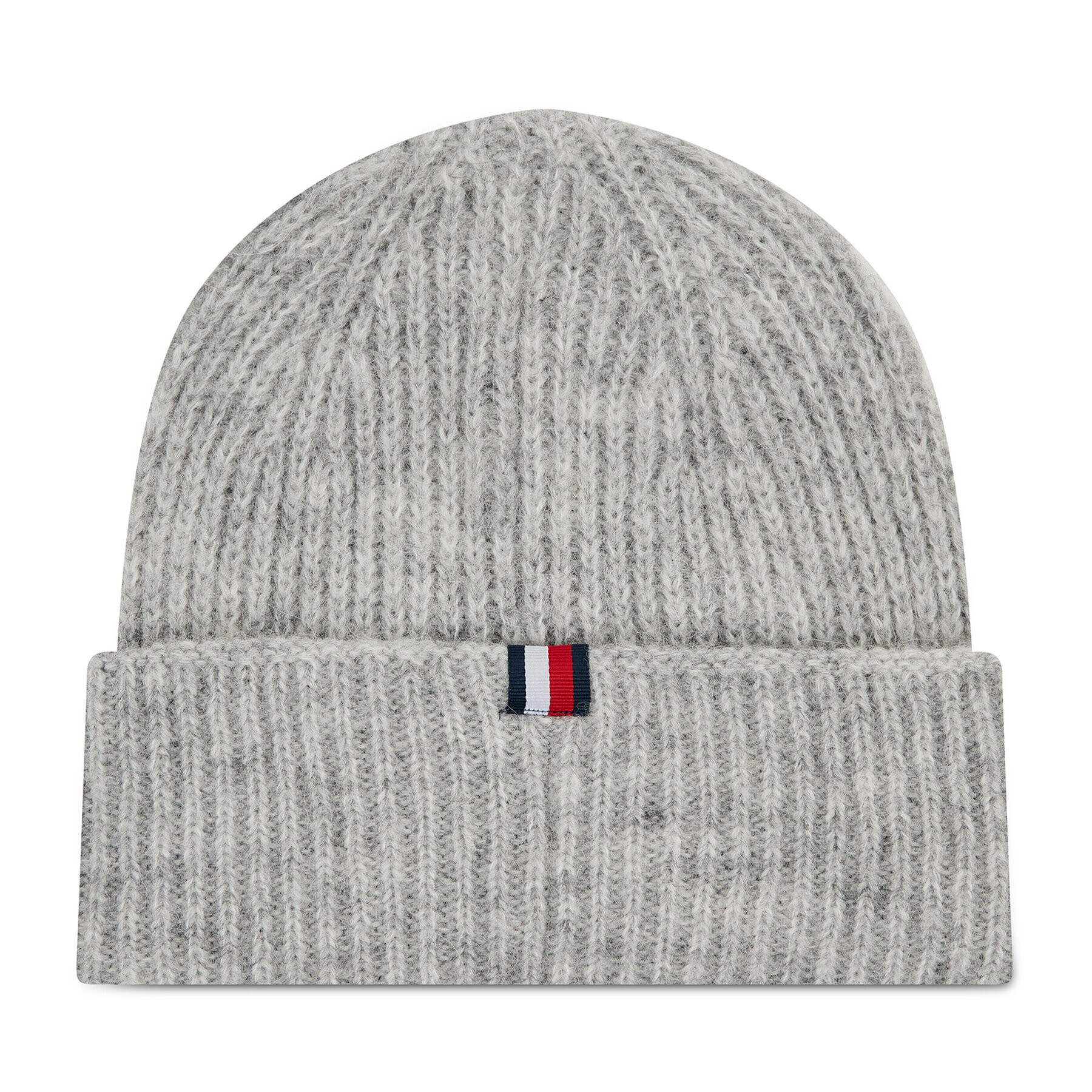 Tommy Hilfiger Čepice Th Effortless Beanie AW0AW10654 Šedá - Pepit.cz