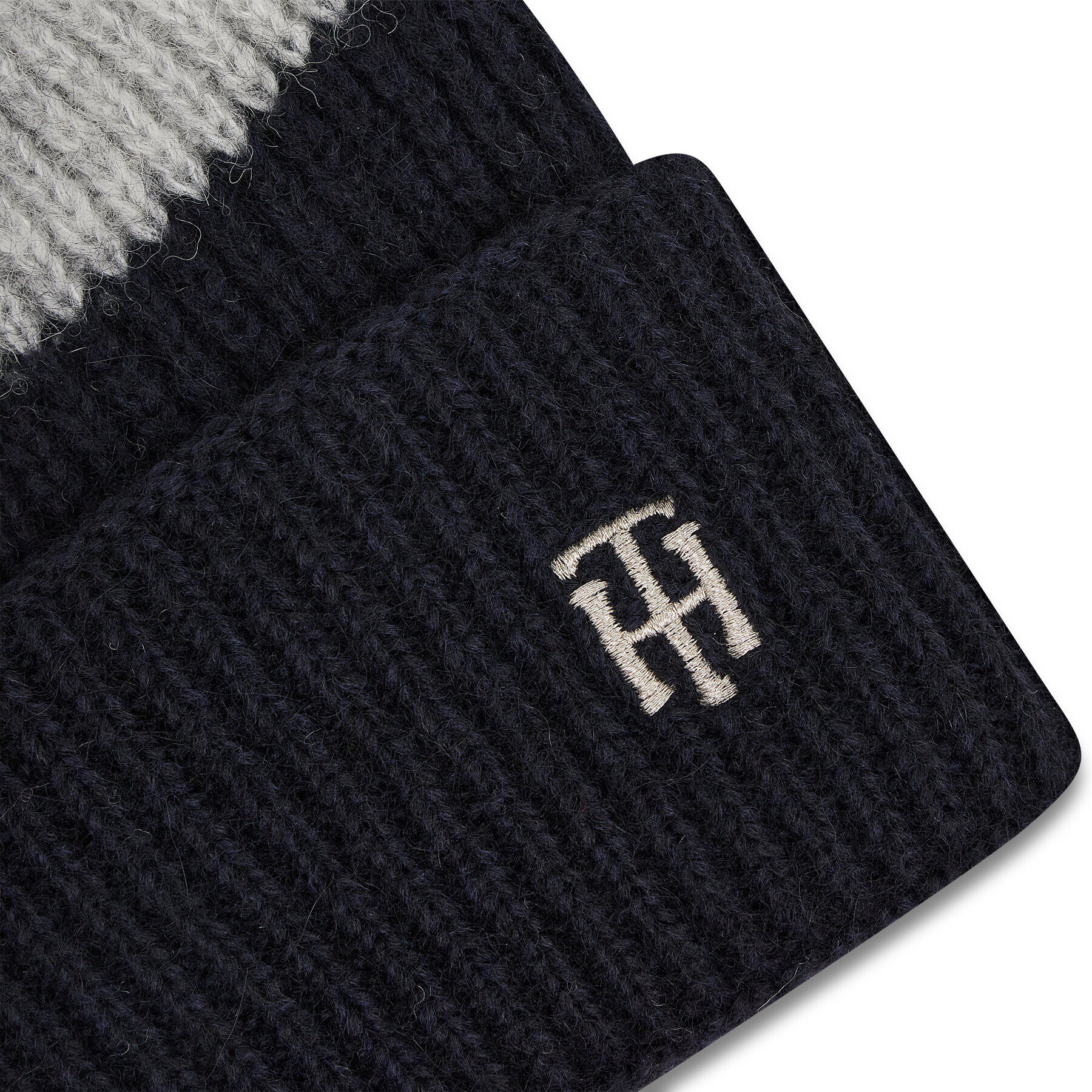 Tommy Hilfiger Čepice Th Effortless Beanie Cb AW0AW10657 Tmavomodrá - Pepit.cz