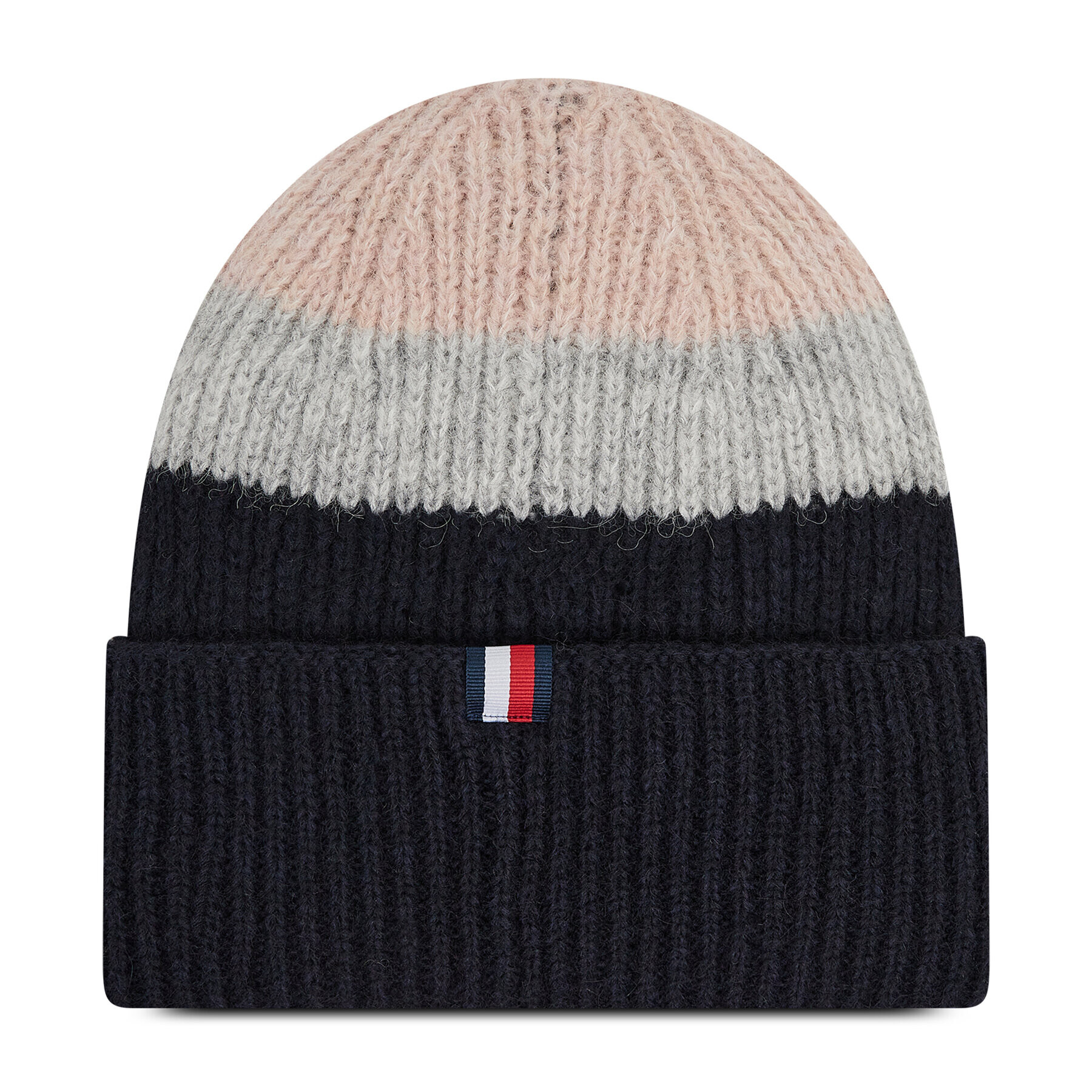 Tommy Hilfiger Čepice Th Effortless Beanie Cb AW0AW10657 Tmavomodrá - Pepit.cz