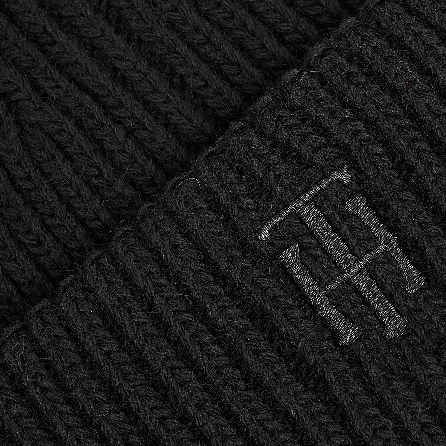 Tommy Hilfiger Čepice Th Elevated Beanie AW0AW10616 Černá - Pepit.cz