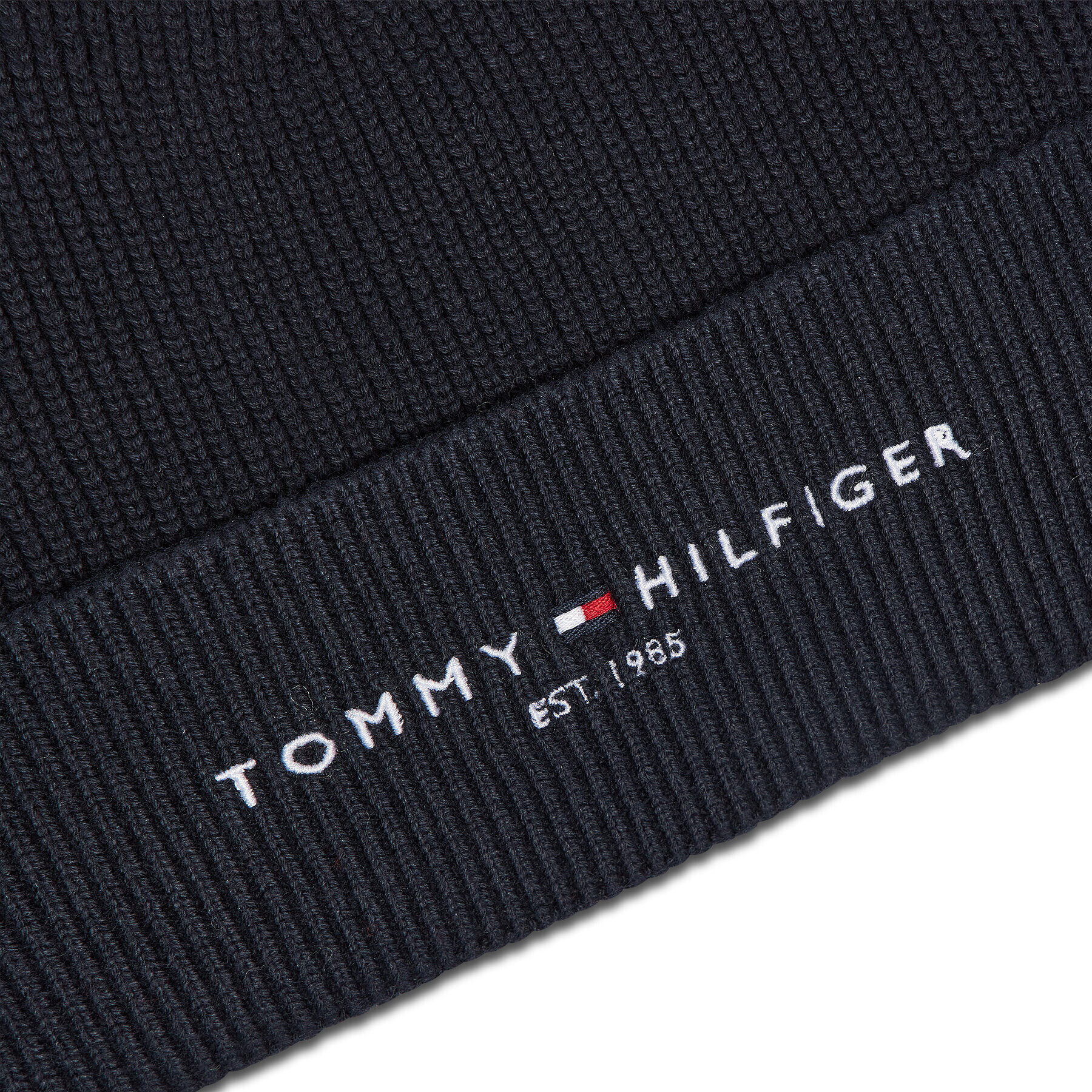 Tommy Hilfiger Čepice Th Established AM0AM08274 Tmavomodrá - Pepit.cz