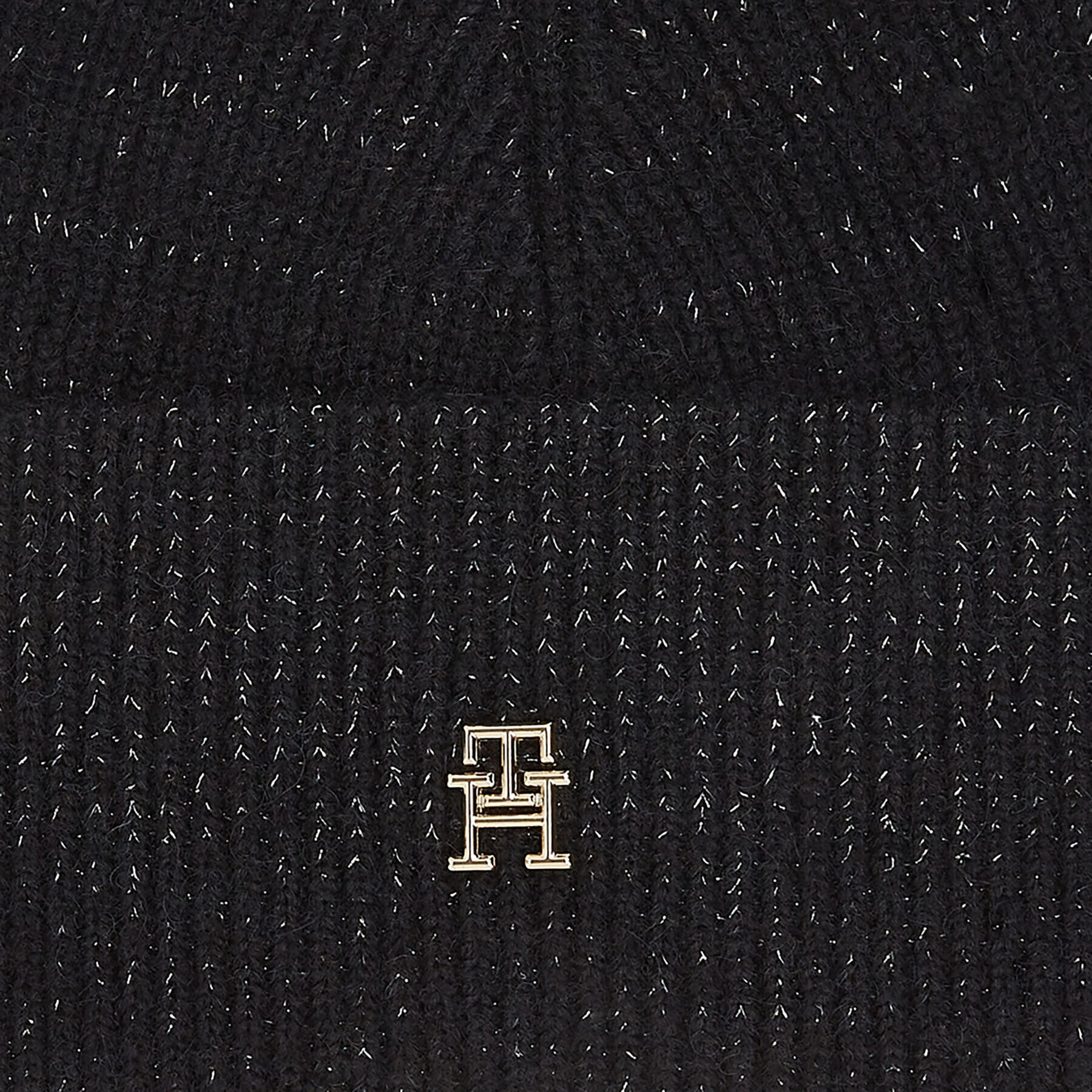 Tommy Hilfiger Čepice Th Evening Beanie AW0AW15319 Černá - Pepit.cz