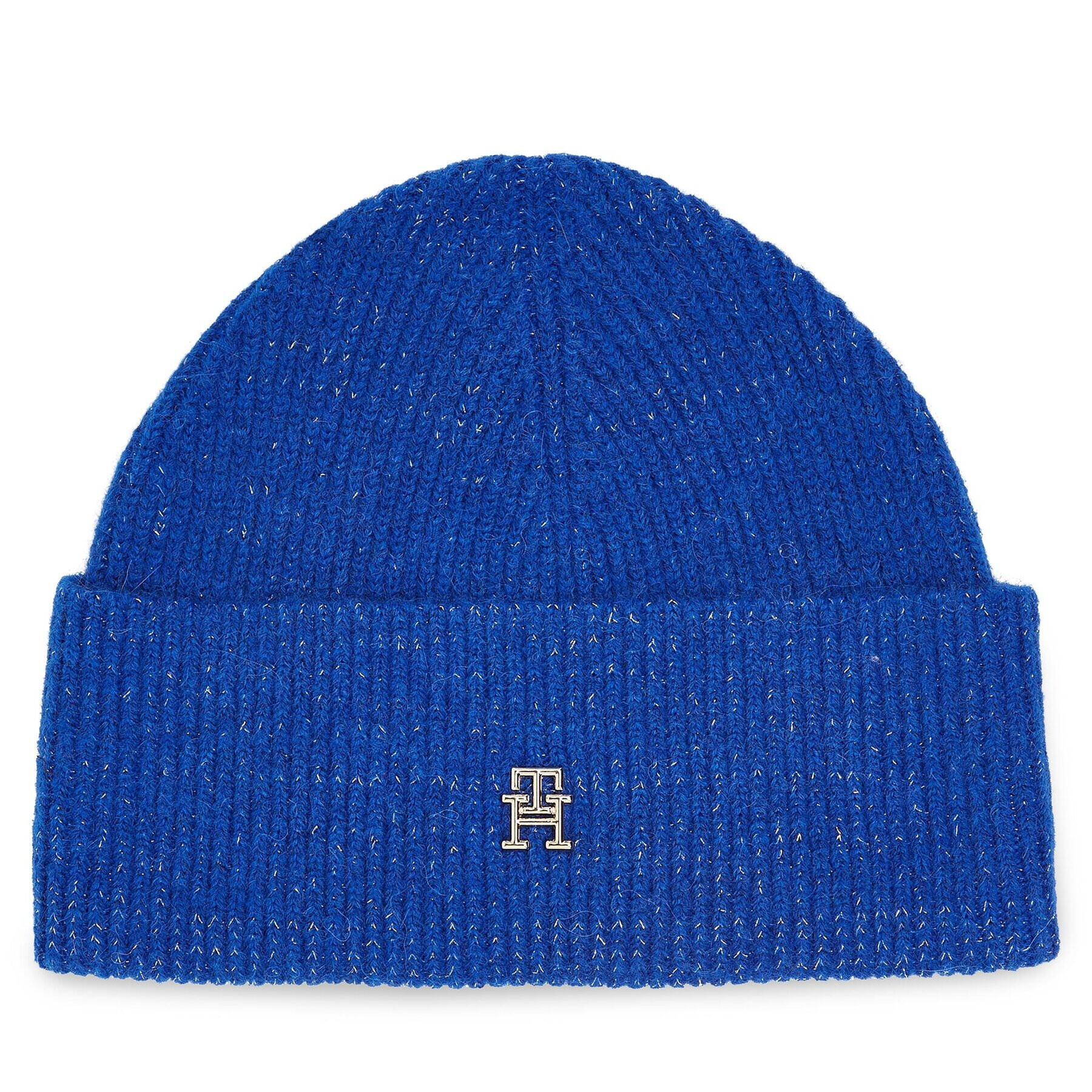 Tommy Hilfiger Čepice Th Evening Beanie AW0AW15319 Modrá - Pepit.cz