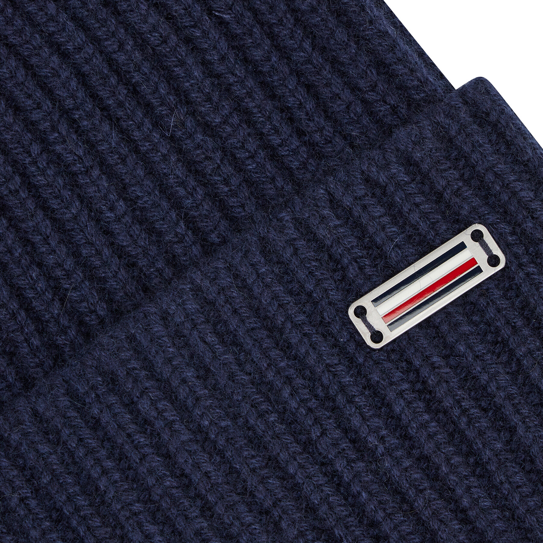 Tommy Hilfiger Čepice Th Lux Cashmere Beanie AM0AM07873 Tmavomodrá - Pepit.cz