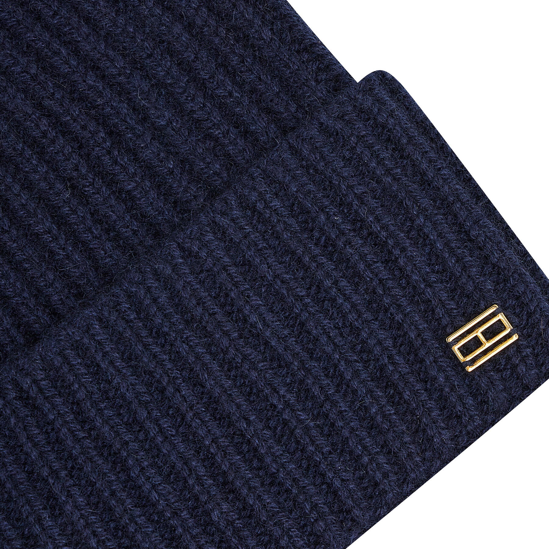 Tommy Hilfiger Čepice Th Lux Casmere Beanie AW0AW10613 Tmavomodrá - Pepit.cz