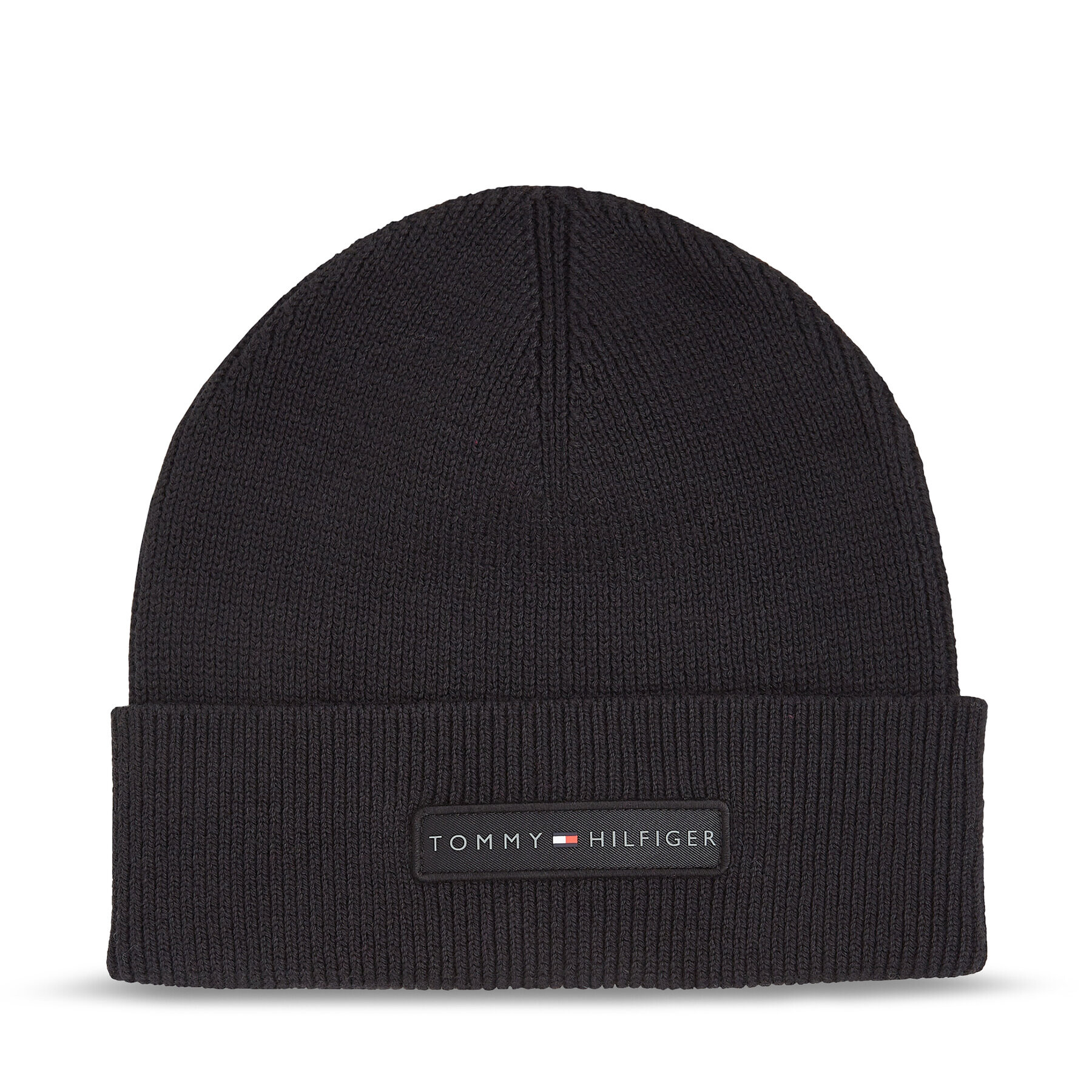 Tommy Hilfiger Čepice Th Skyline Beanie AM0AM11495 Černá - Pepit.cz