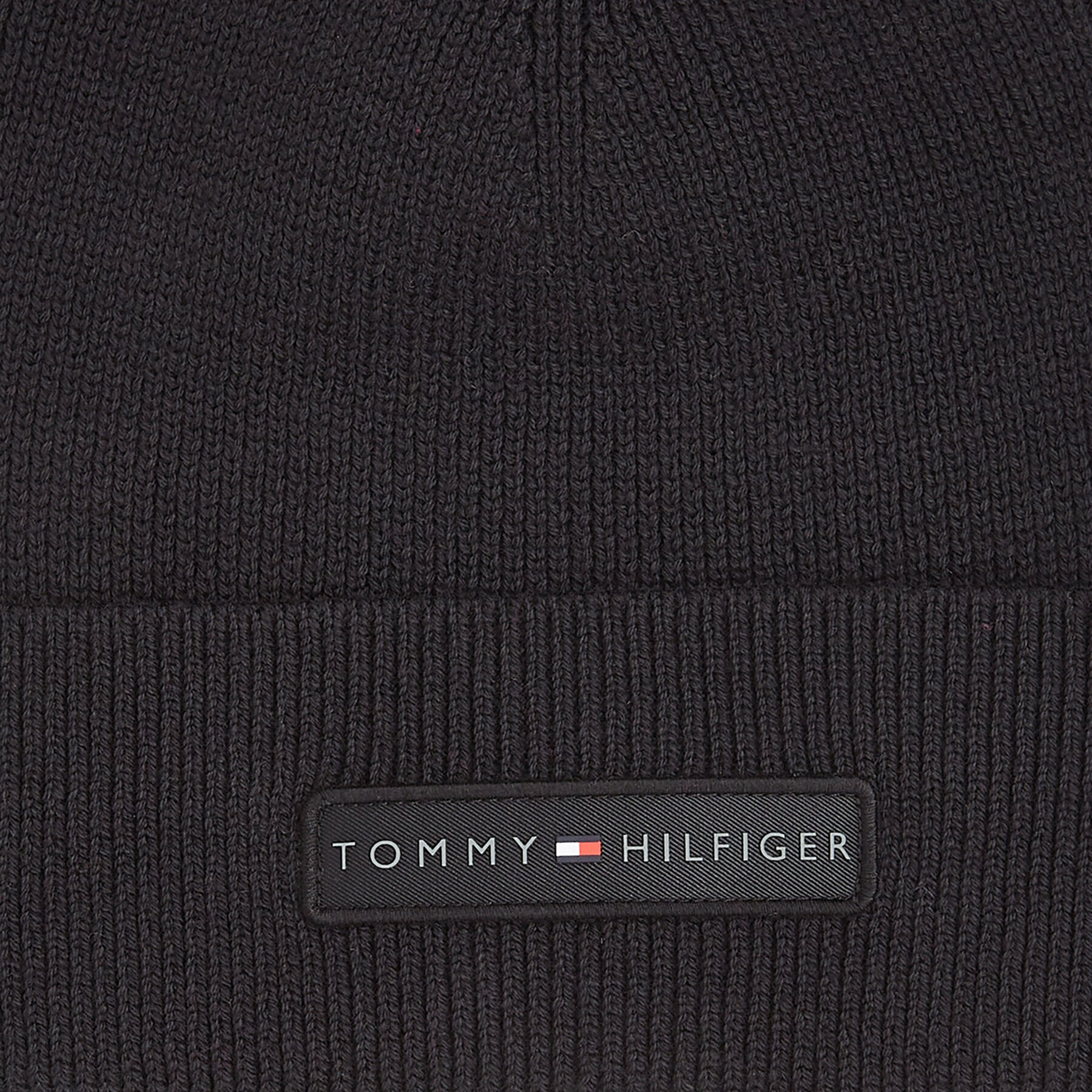 Tommy Hilfiger Čepice Th Skyline Beanie AM0AM11495 Černá - Pepit.cz