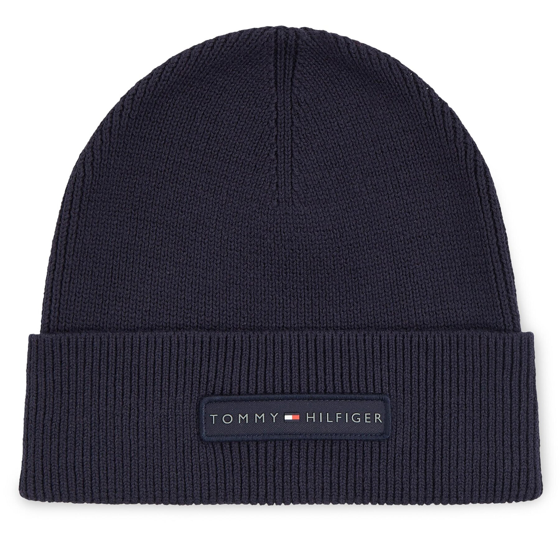 Tommy Hilfiger Čepice Th Skyline Beanie AM0AM11495 Tmavomodrá - Pepit.cz